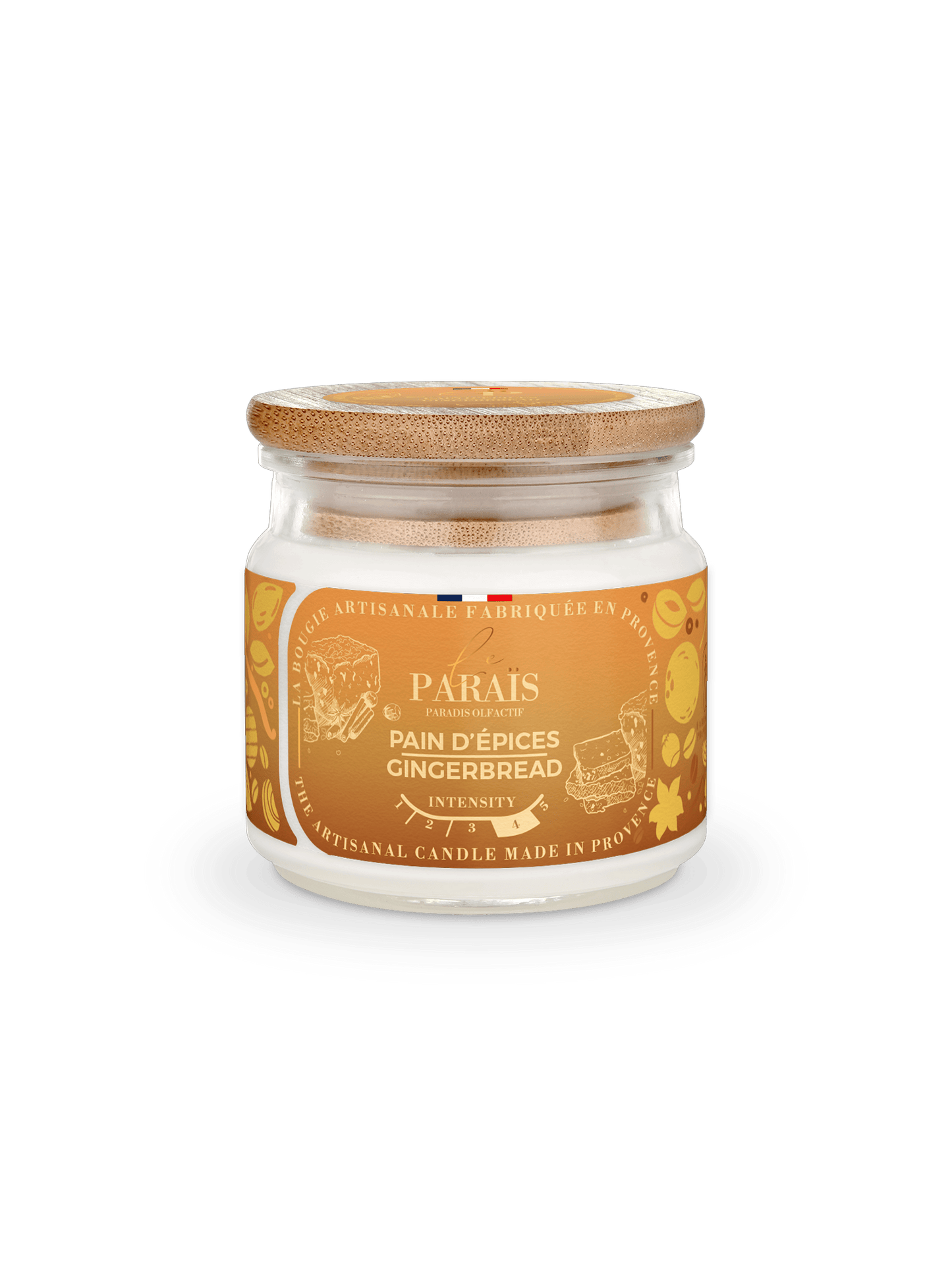 Bougie parfumée Pain d'épices Le Paraïs 150ml