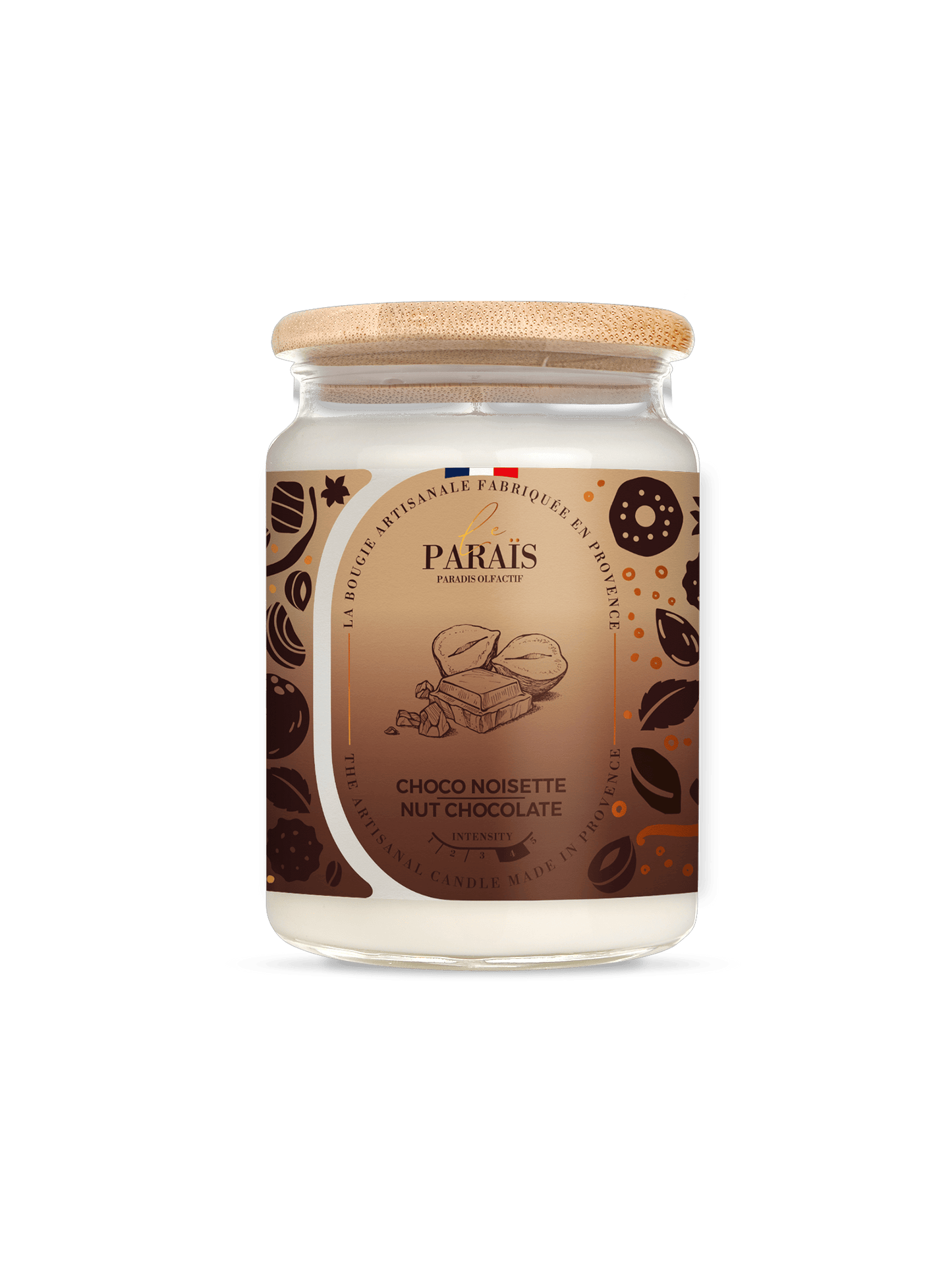 Bougie parfumée Choco noisette Le Paraïs 700ml