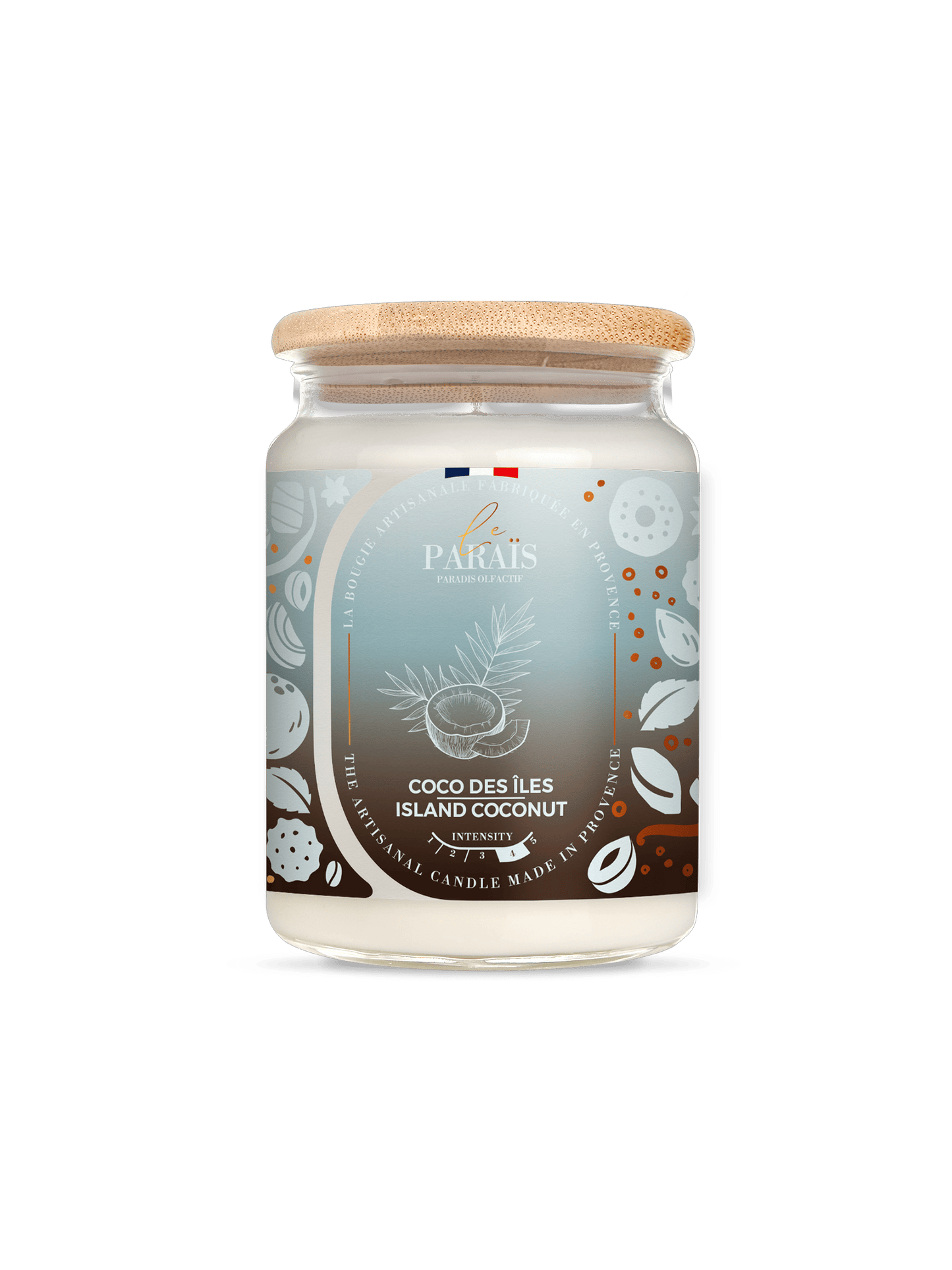 Bougie parfumée Coco des îles Le Paraïs 700ml