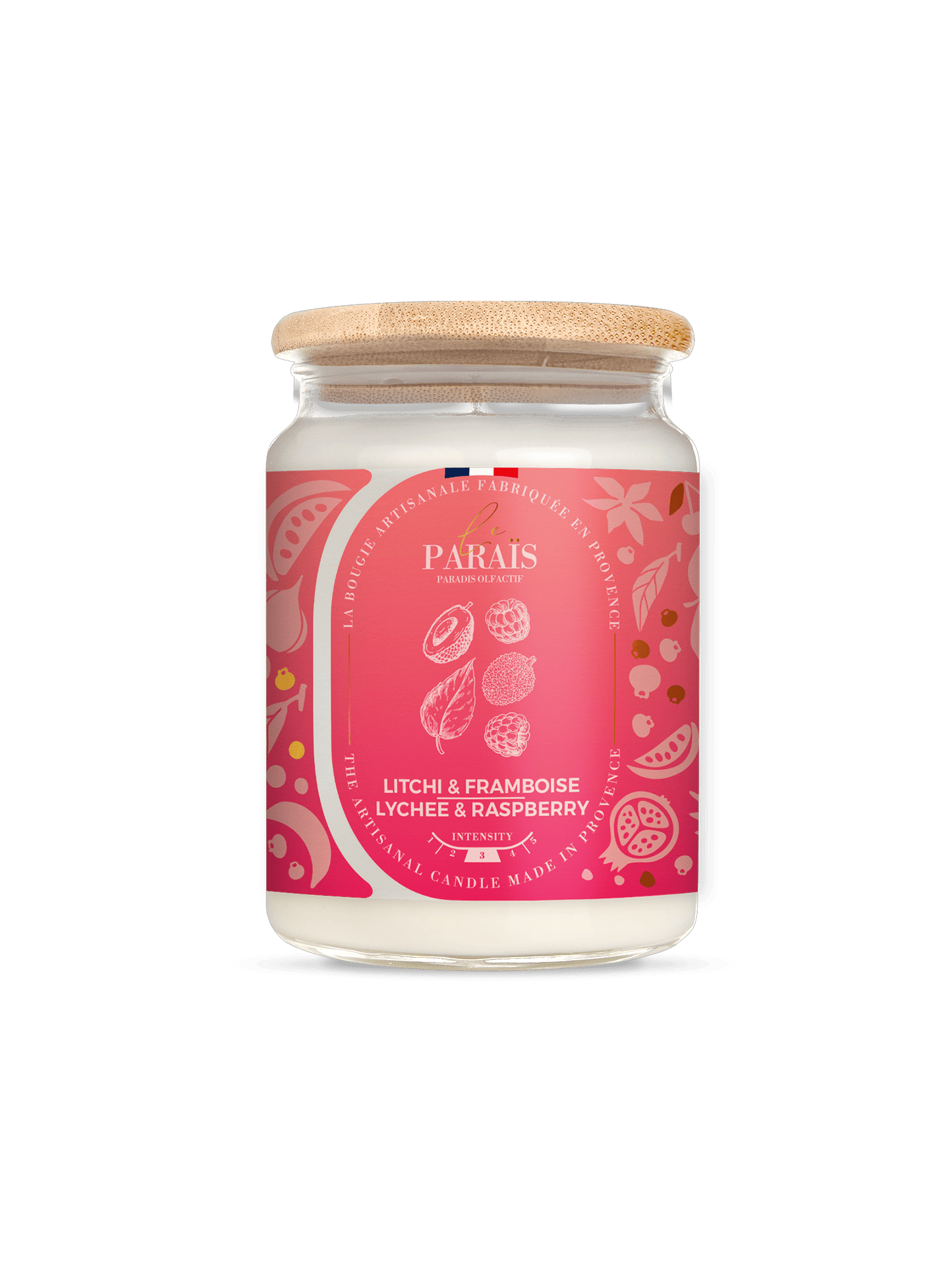 Bougie parfumée Litchi & Framboise Le Paraïs 700ml