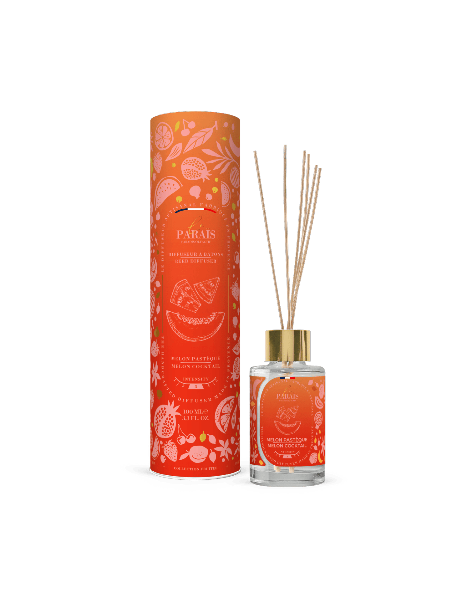 Diffuseur parfum maison Melon pastèque Le Paraïs