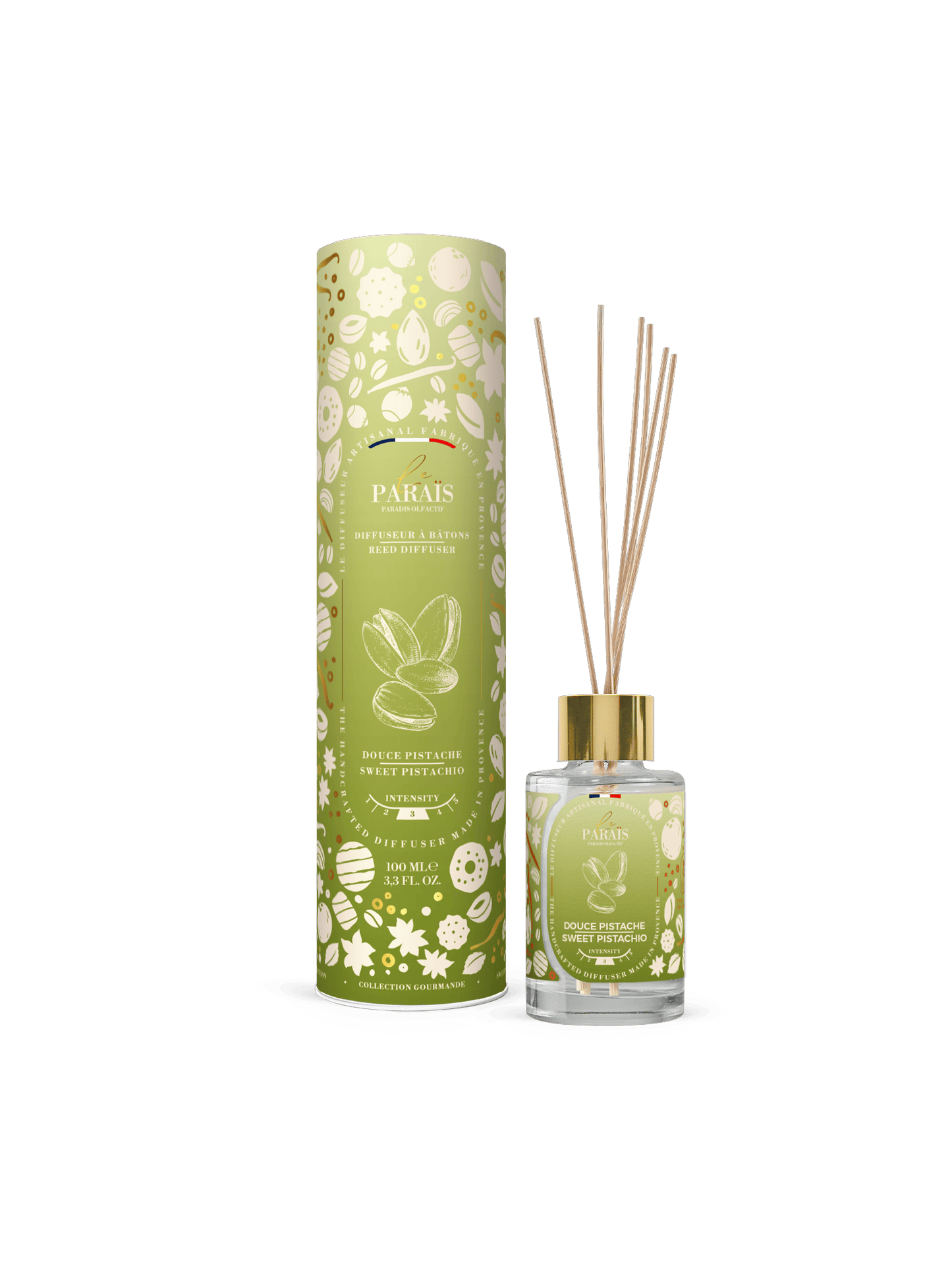 Diffuseur parfum maison Douce Pistache Le Paraïs
