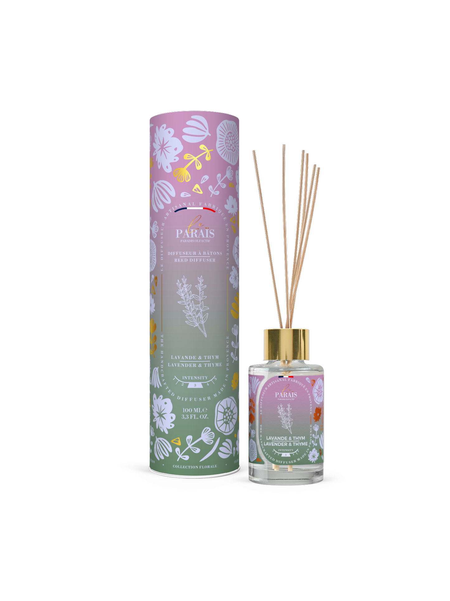 Diffuseur parfum maison Lavande & Thym Le Paraïs