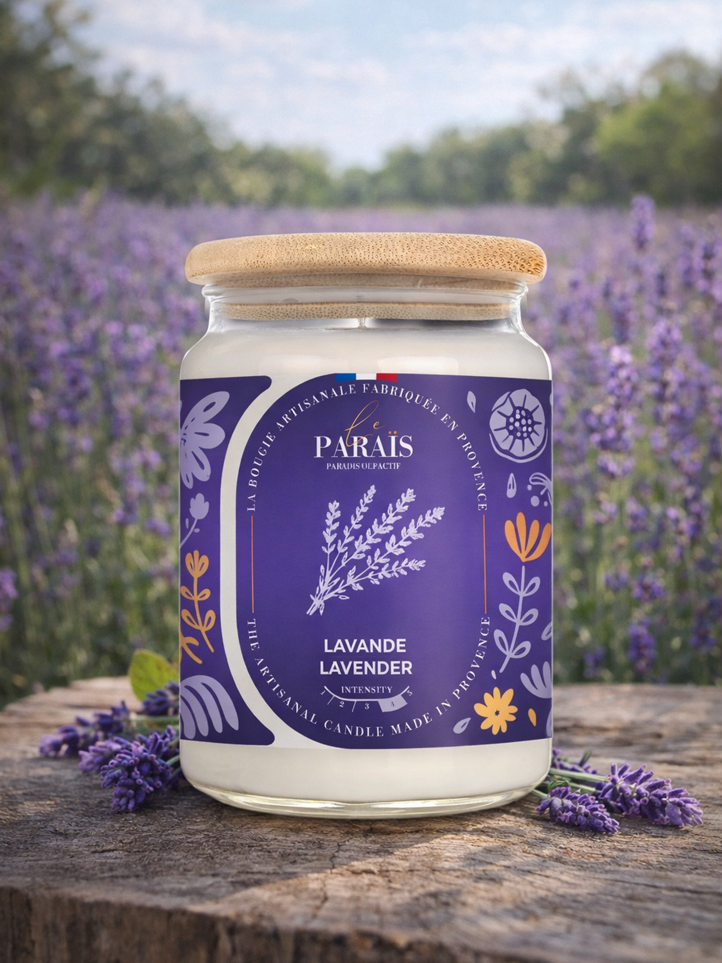 Bougie parfumée Lavande Le Paraïs 300ml