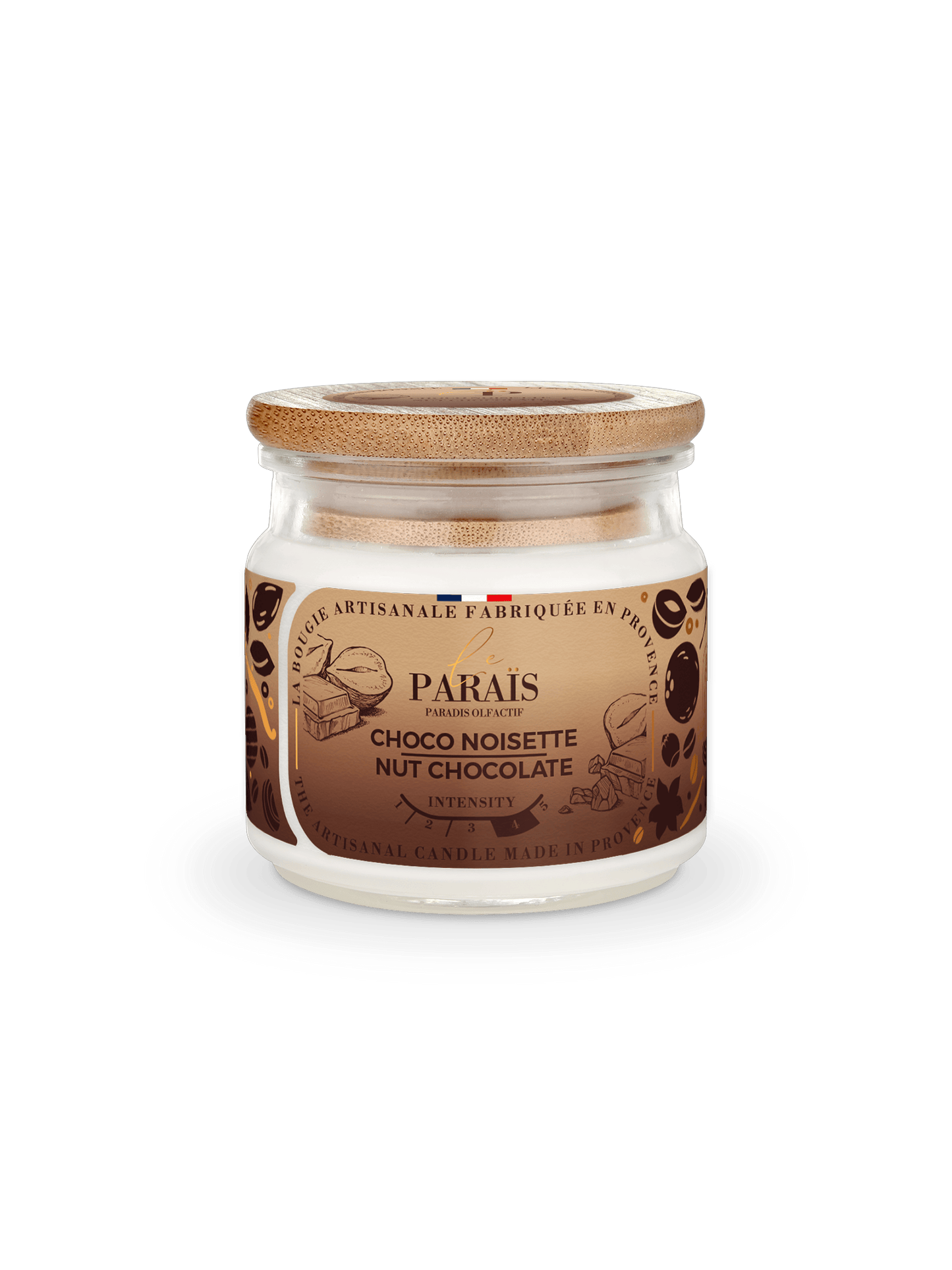 Bougie parfumée Choco noisette Le Paraïs 150ml