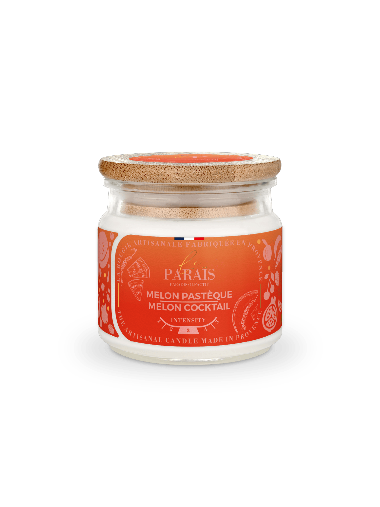 Bougie parfumée Melon pastèque Le Paraïs 150ml