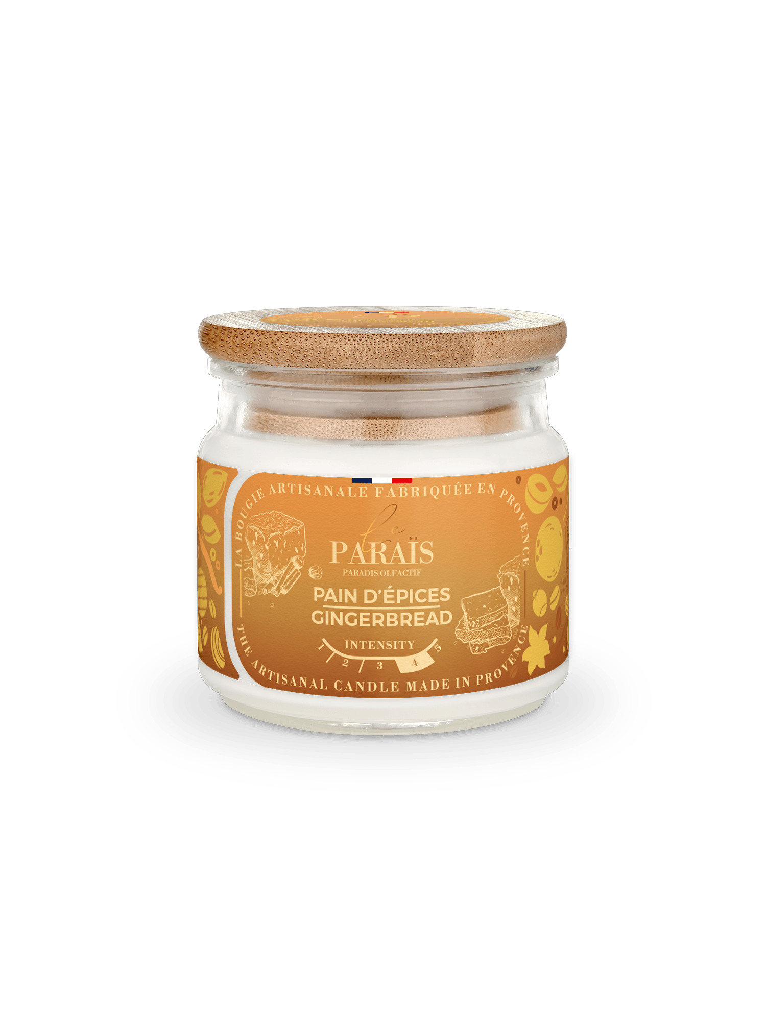 Bougie parfumée Pain d'épices Le Paraïs 150ml