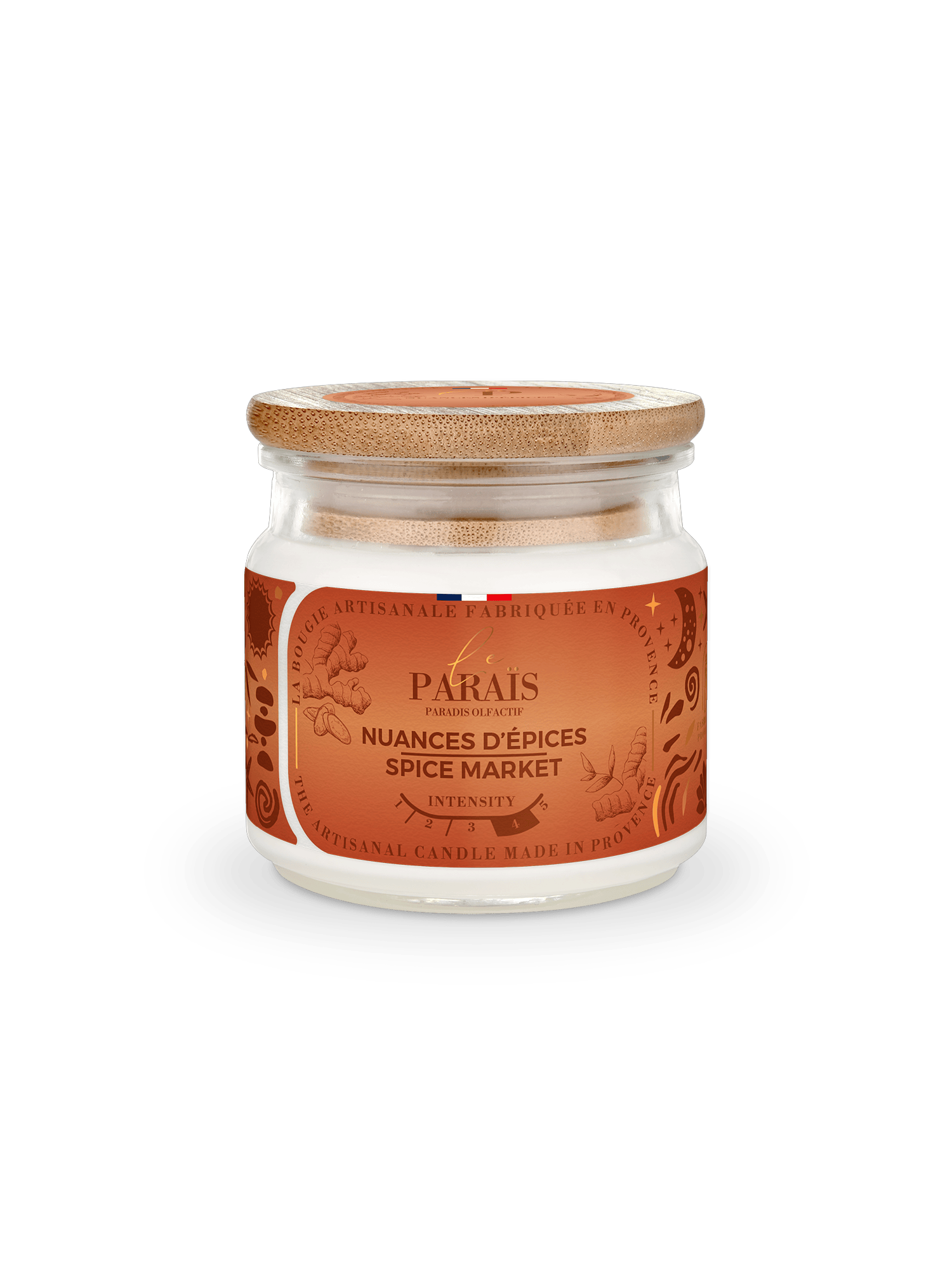 Bougie parfumée Nuances d'Épices Le Paraïs 150ml