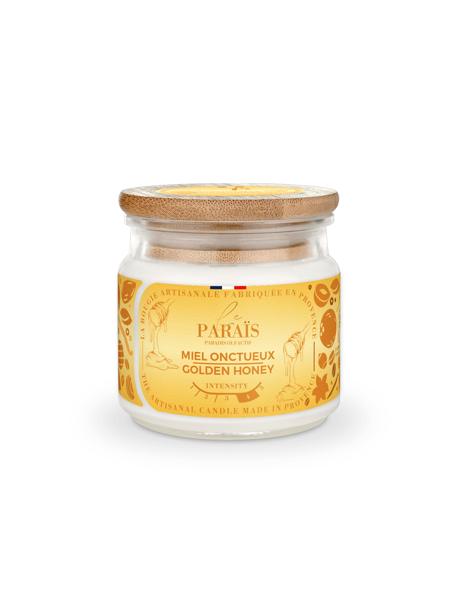 Bougie parfumée Miel Onctueux Le Paraïs 150ml