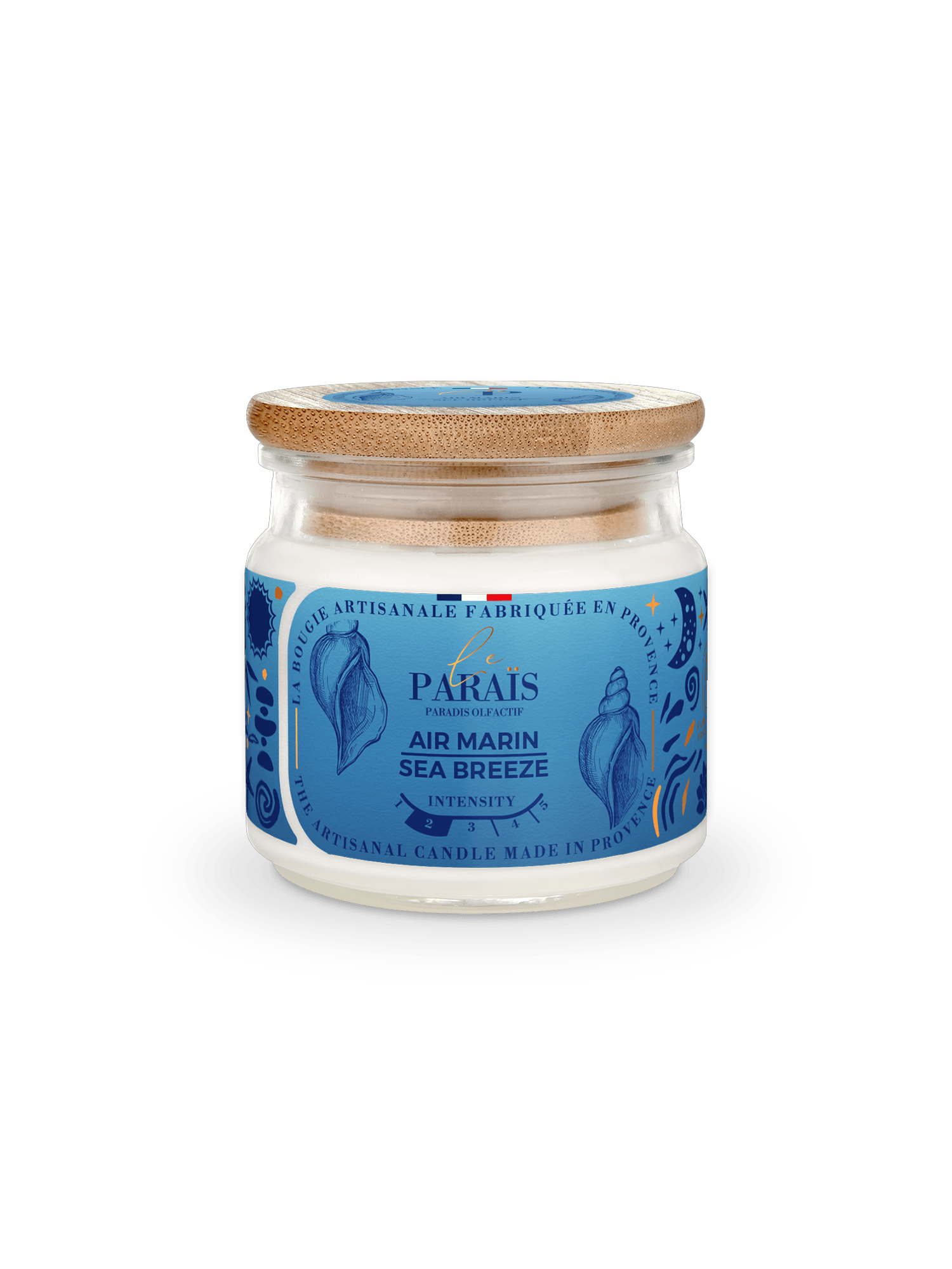 Bougie parfumée Air marin Le Paraïs 150ml
