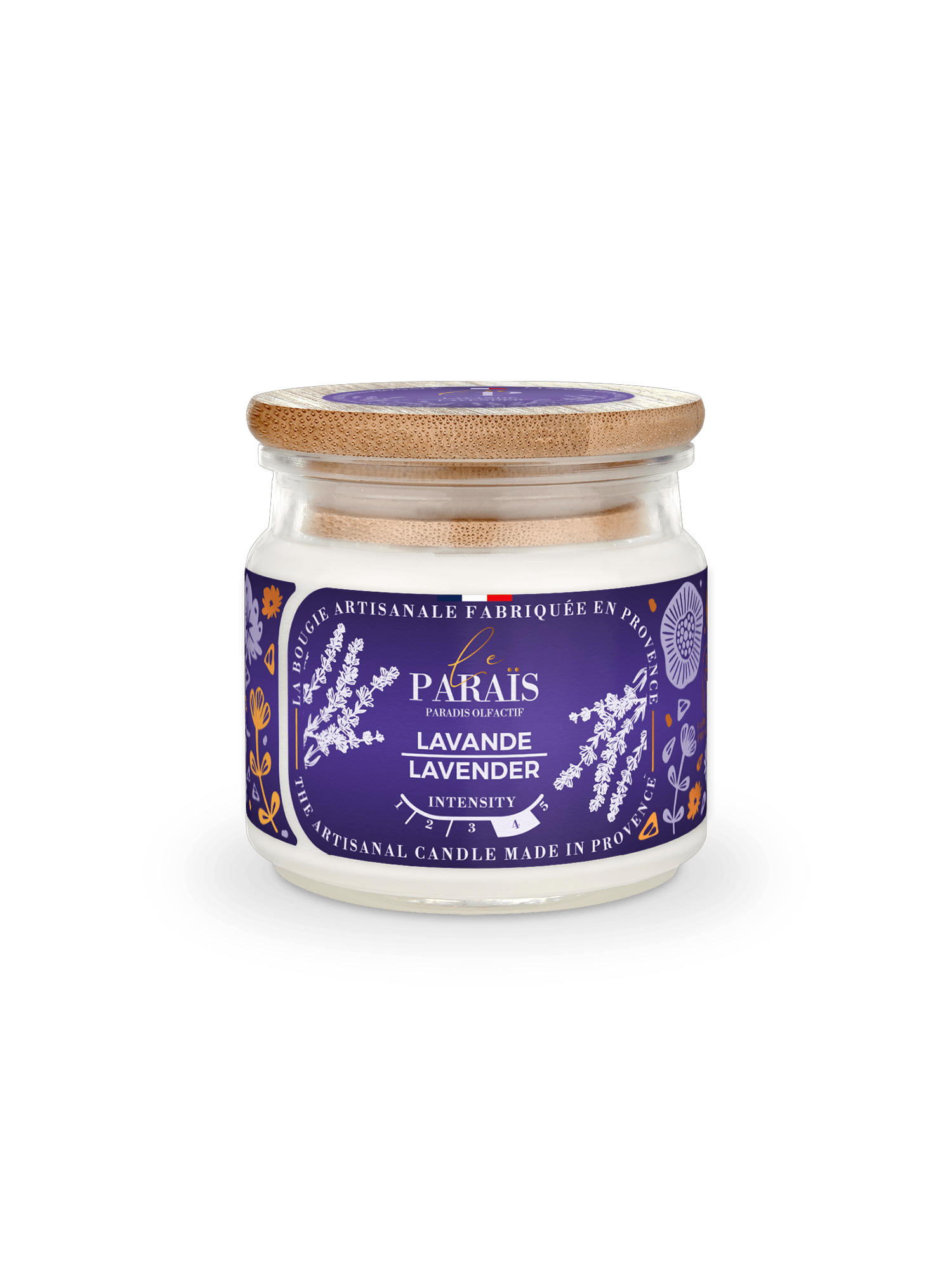 Bougie parfumée Lavande Le Paraïs 150ml
