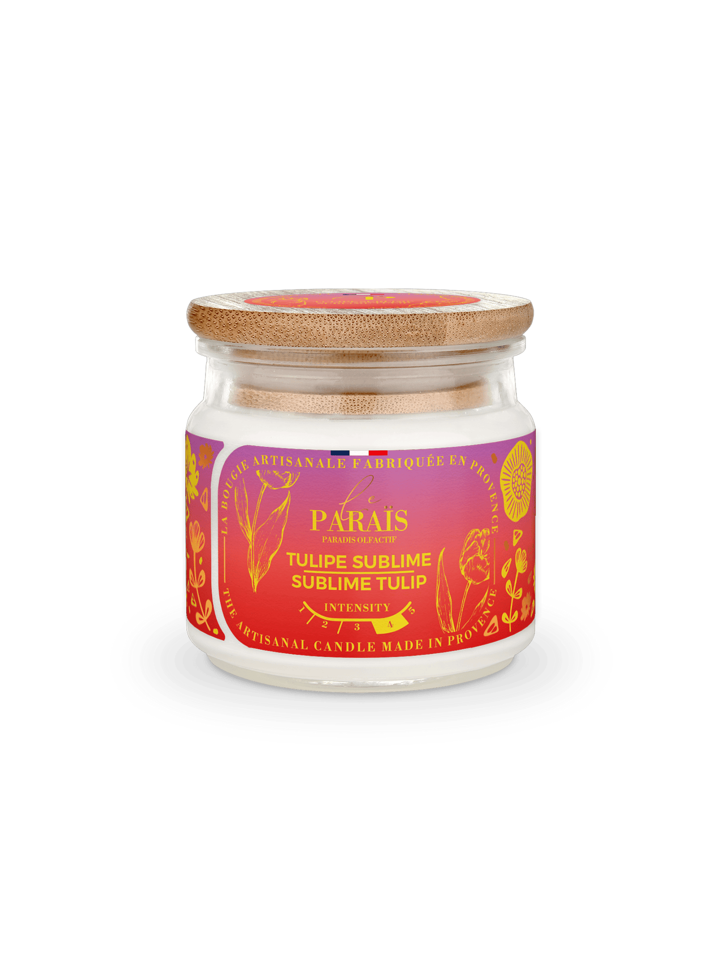Bougie parfumée Tulipe Sublime Le Paraïs 150ml
