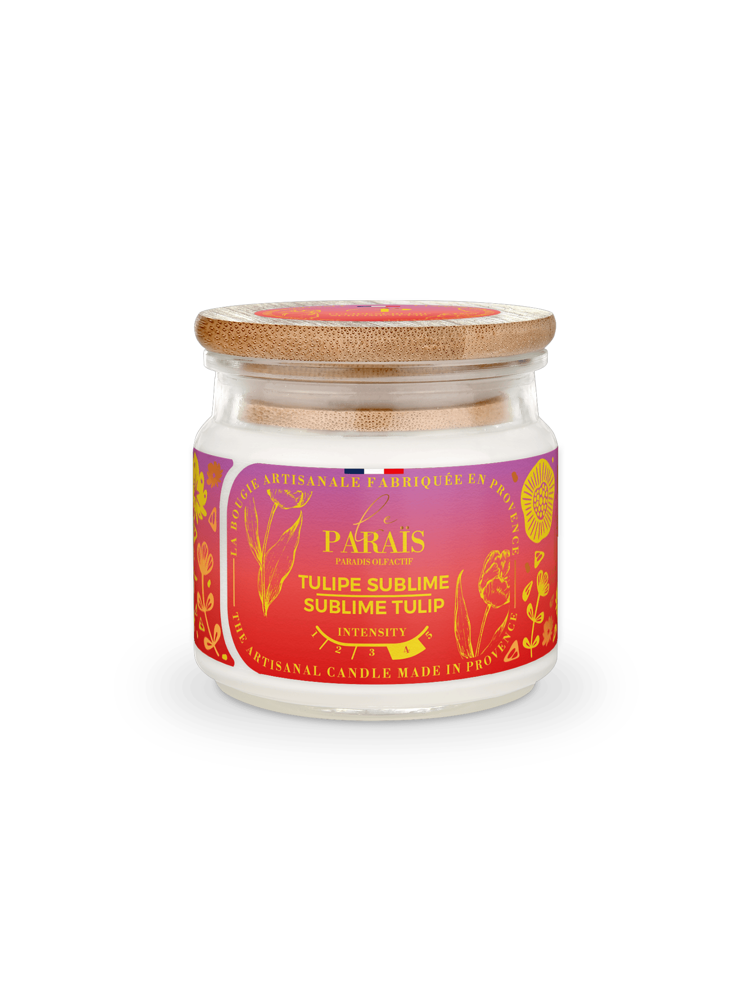 Bougie parfumée Tulipe Sublime Le Paraïs 150ml