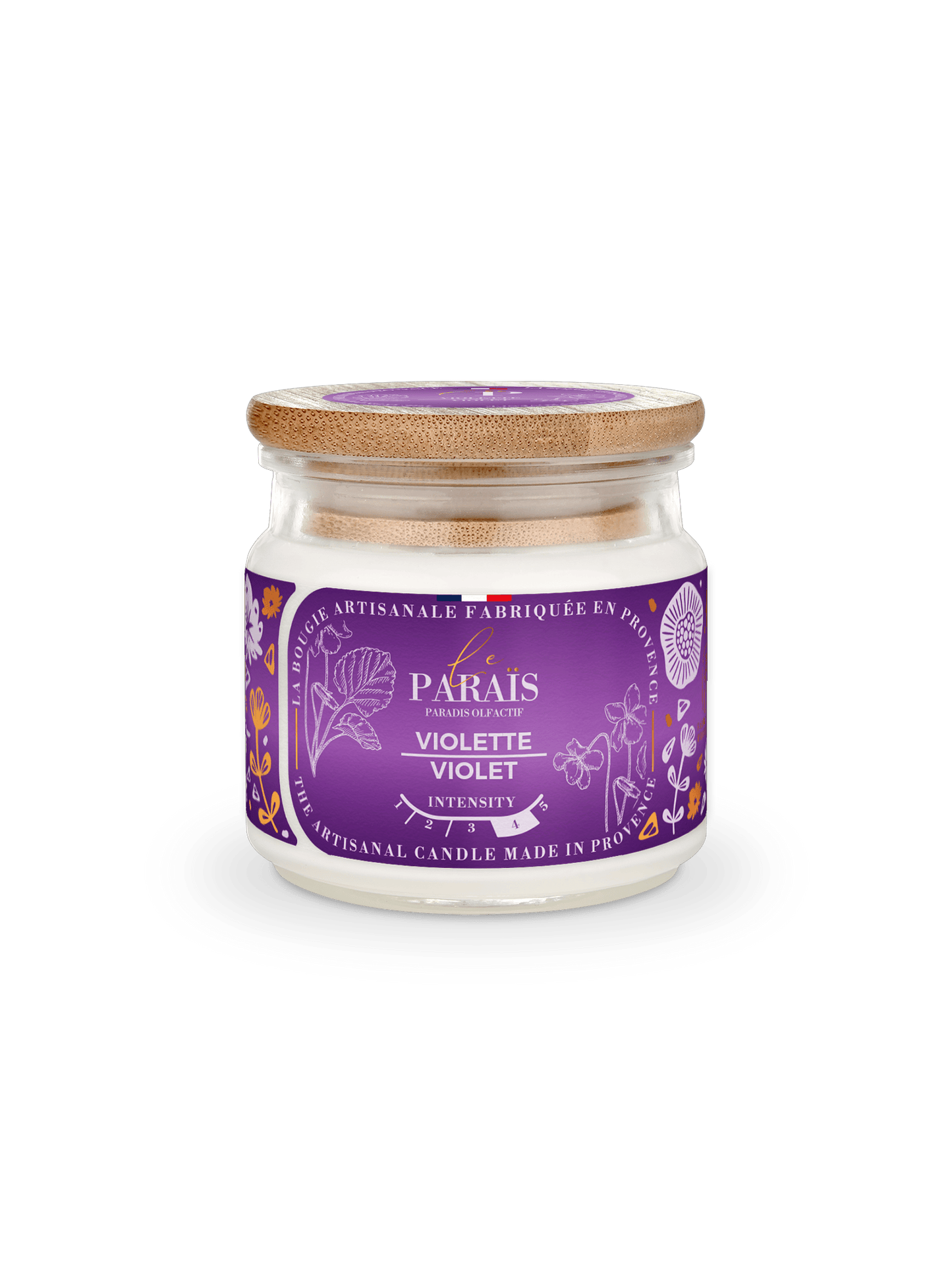 Bougie parfumée Violette Le Paraïs 150ml