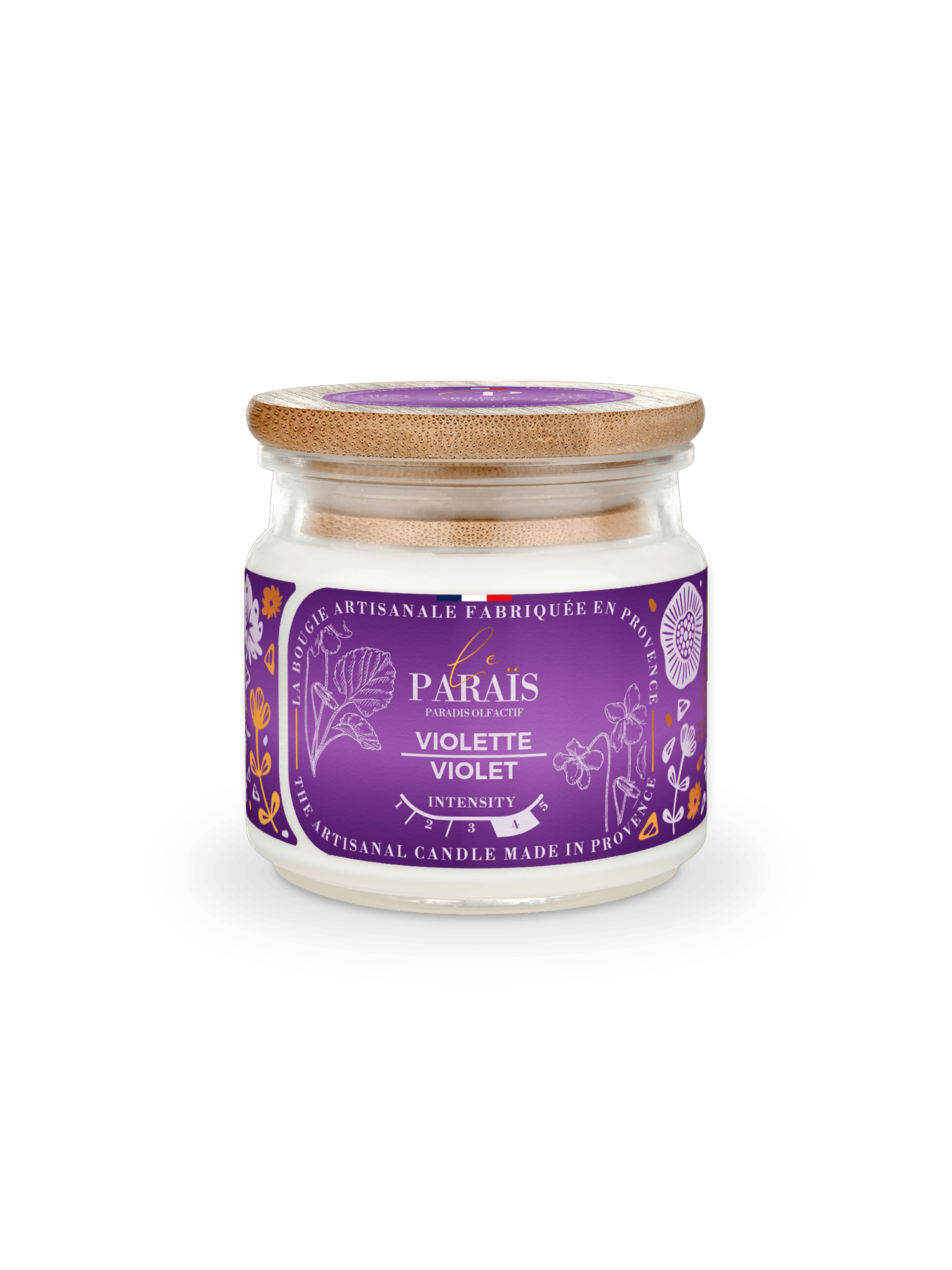 Bougie parfumée Violette Le Paraïs 150ml