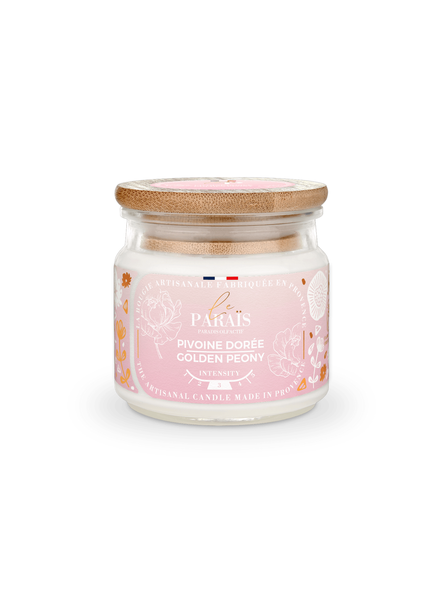 Bougie parfumée Pivoine dorée Le Paraïs 150ml