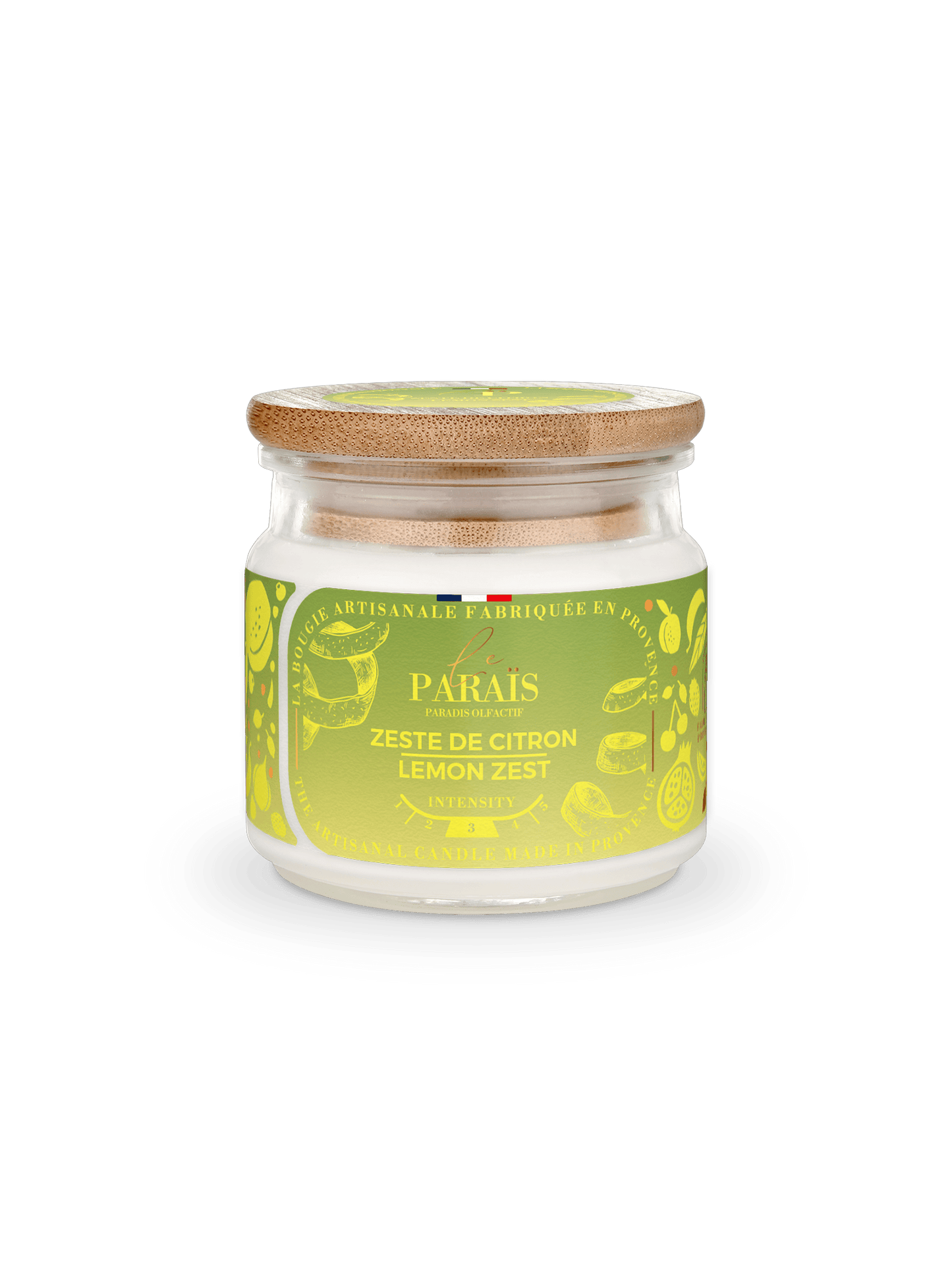 Bougie parfumée Zeste de Citron Le Paraïs 150ml