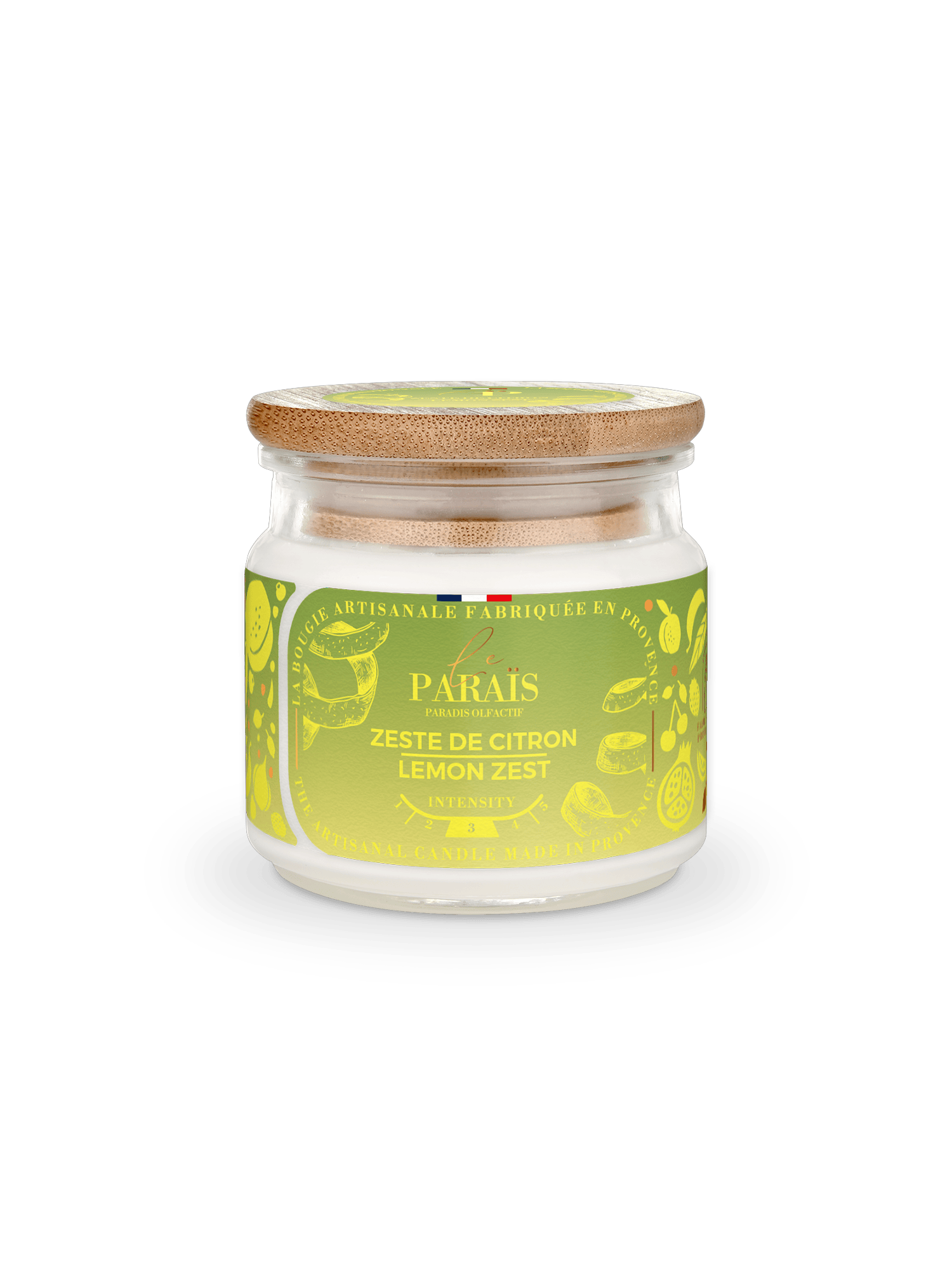 Bougie parfumée Zeste de Citron Le Paraïs 150ml