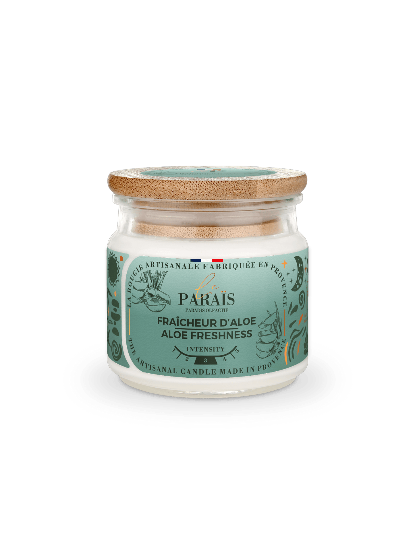 Bougie parfumée Fraîcheur d'Aloe Le Paraïs 150ml