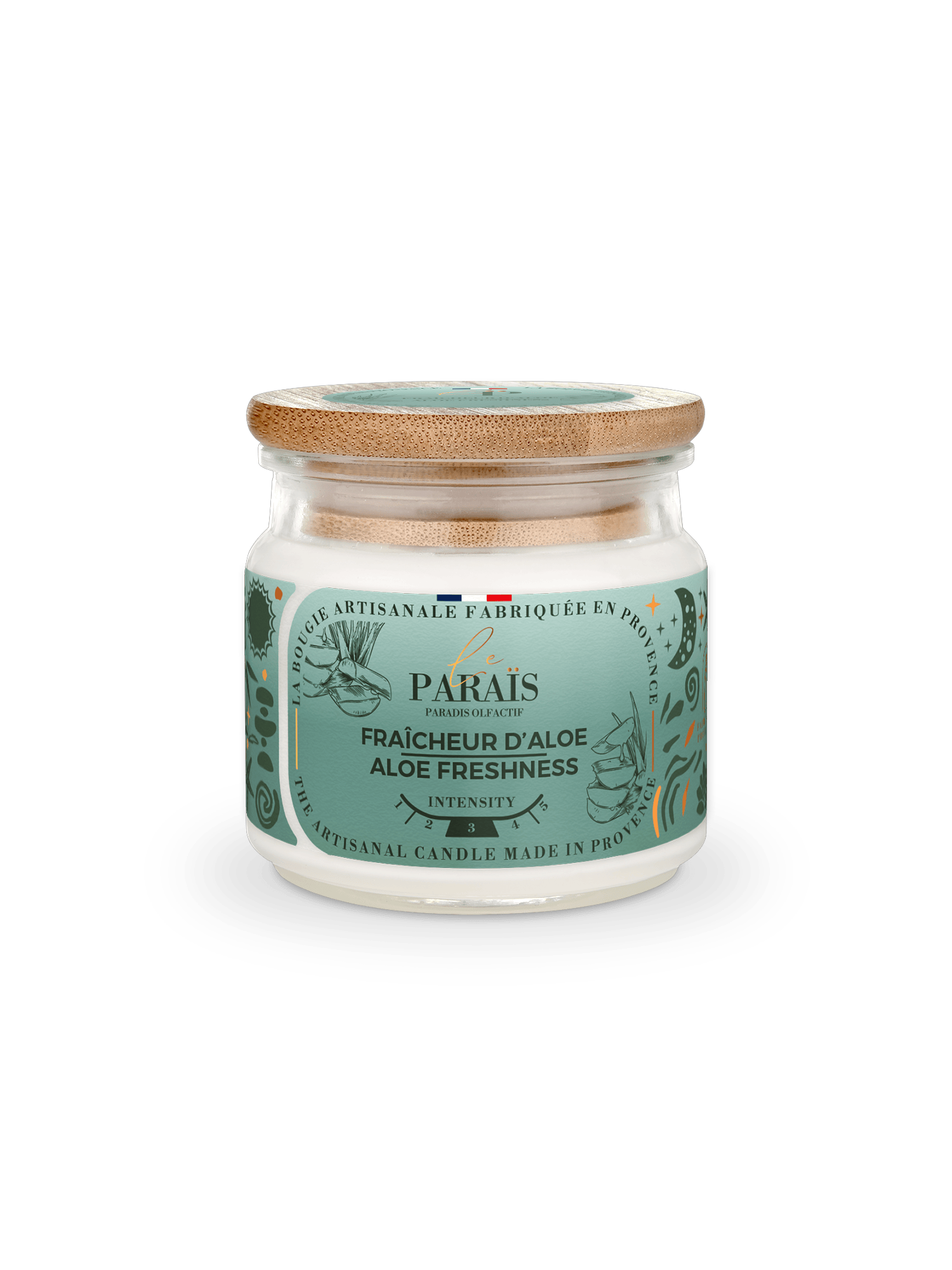 Bougie parfumée Fraîcheur d'Aloe Le Paraïs 150ml