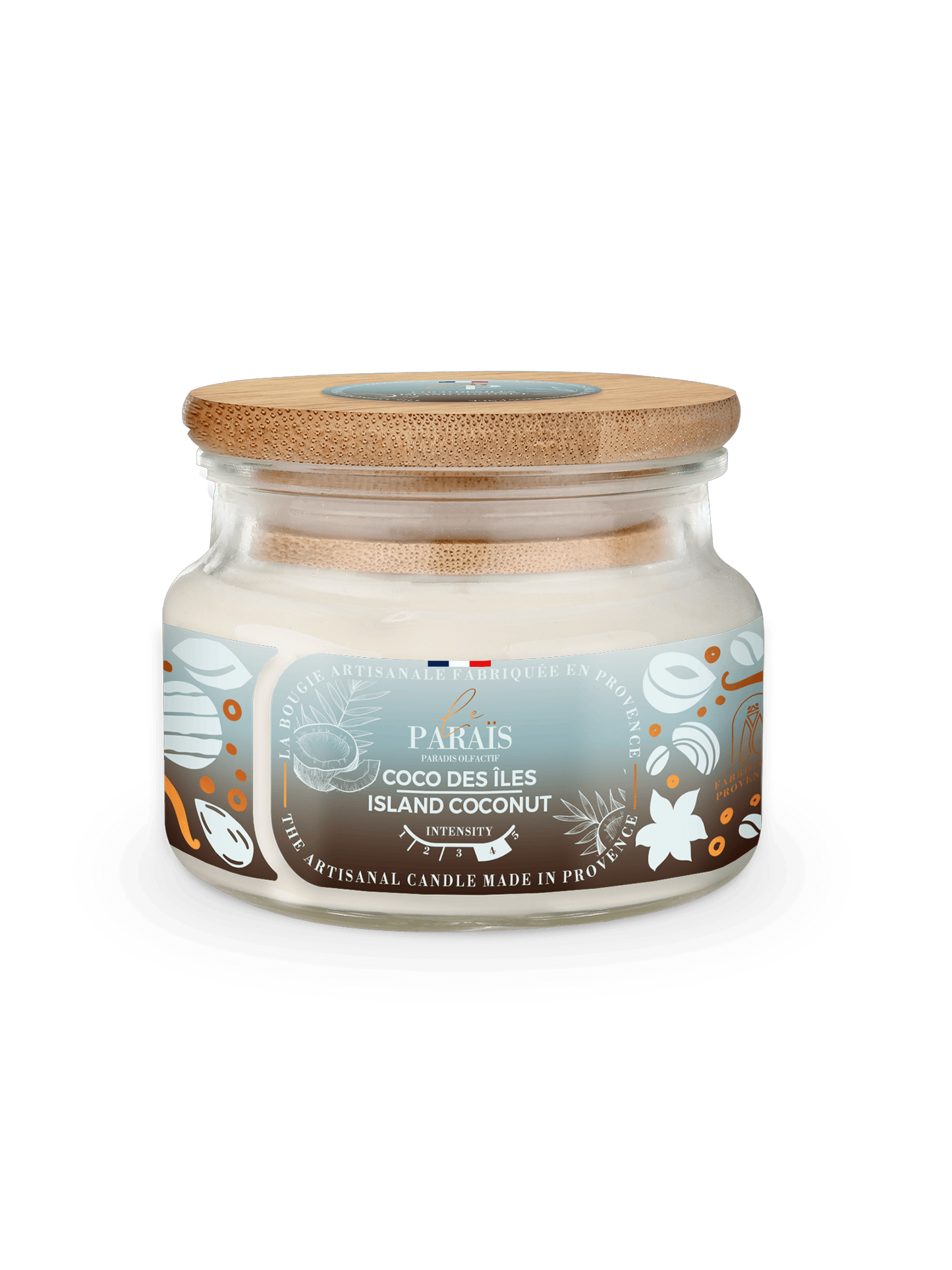 Bougie parfumée Coco des îles Le Paraïs 300ml