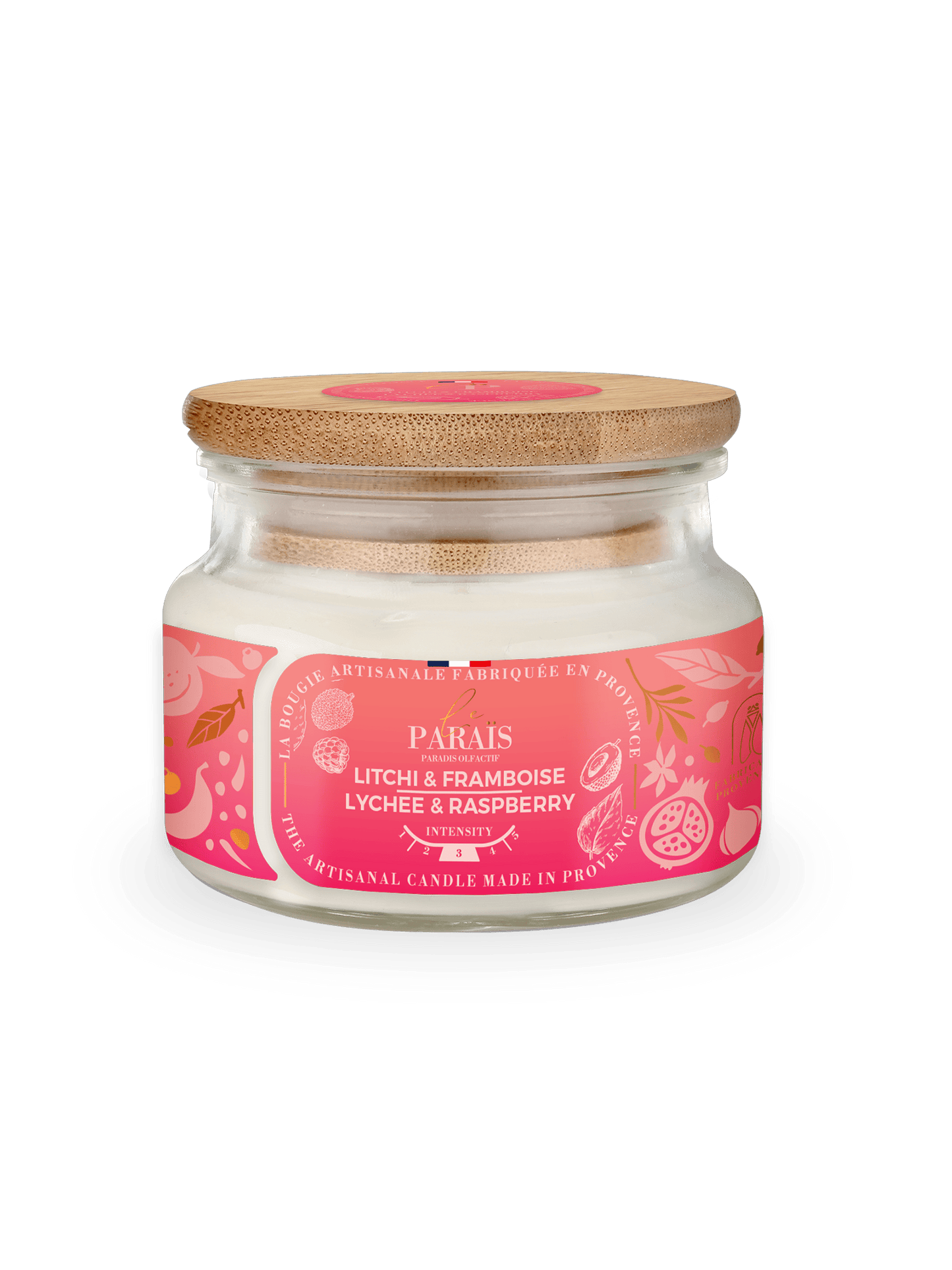 Bougie parfumée Litchi & Framboise Le Paraïs 300ml