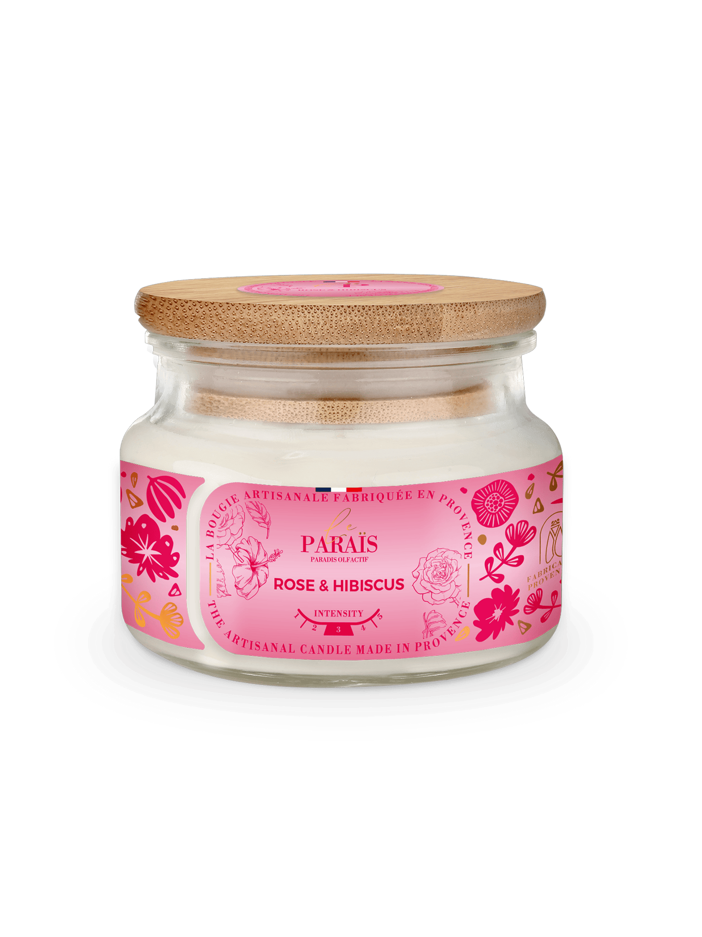 Bougie parfumée Rose & Hibiscus Le Paraïs 300ml