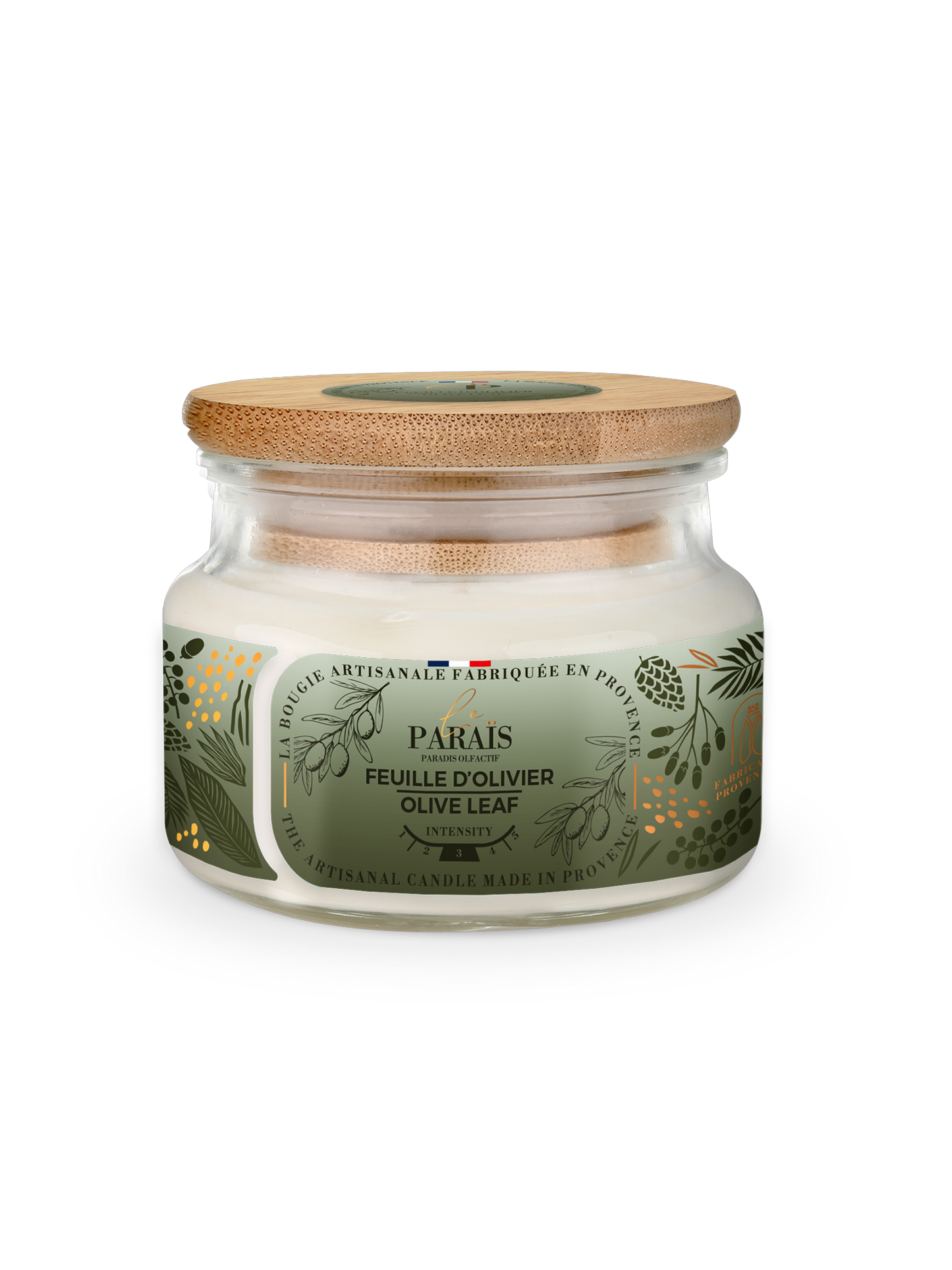 Bougie parfumée Feuille d'Olivier