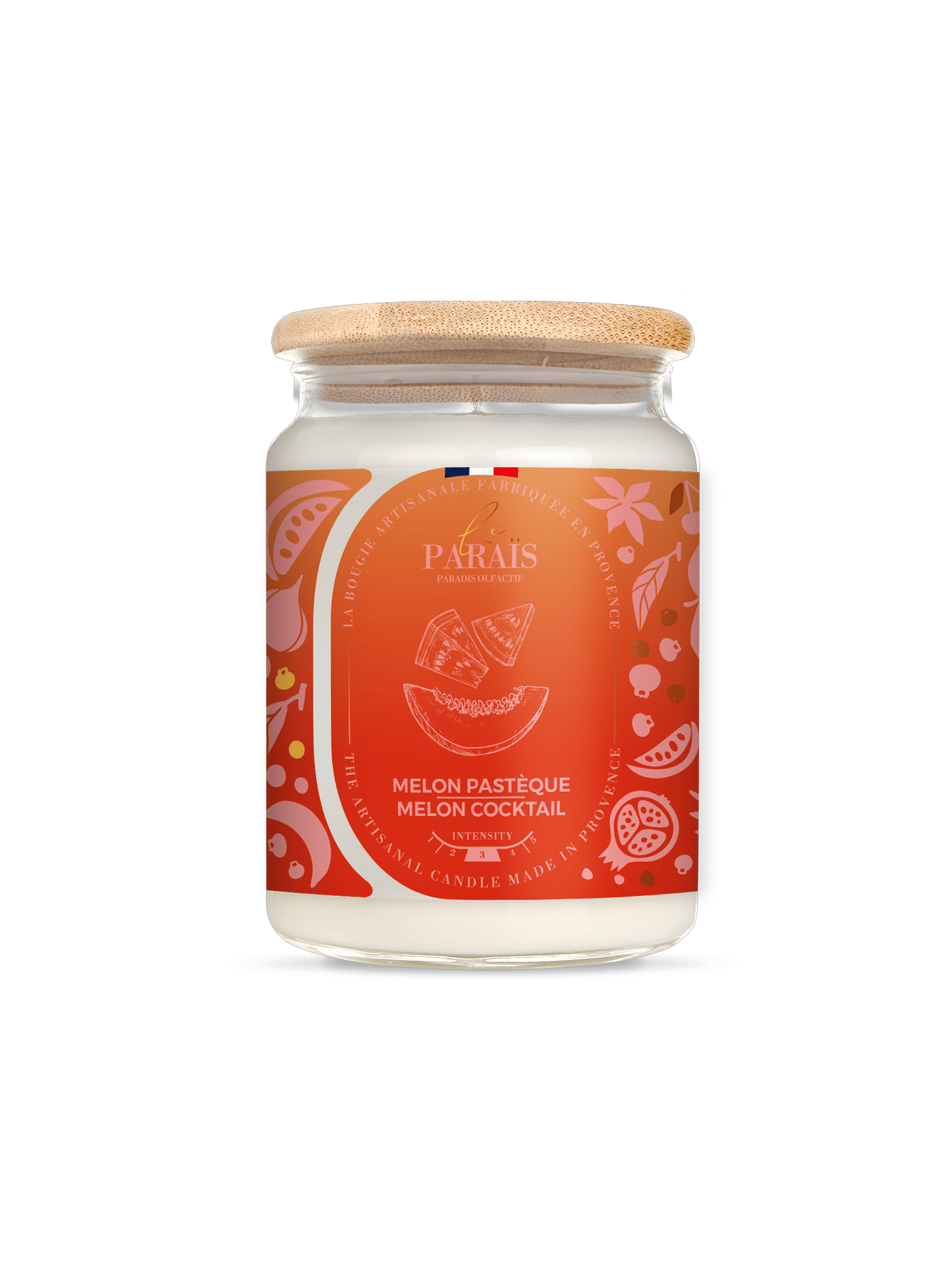 Bougie parfumée Melon pastèque Le Paraïs 700ml