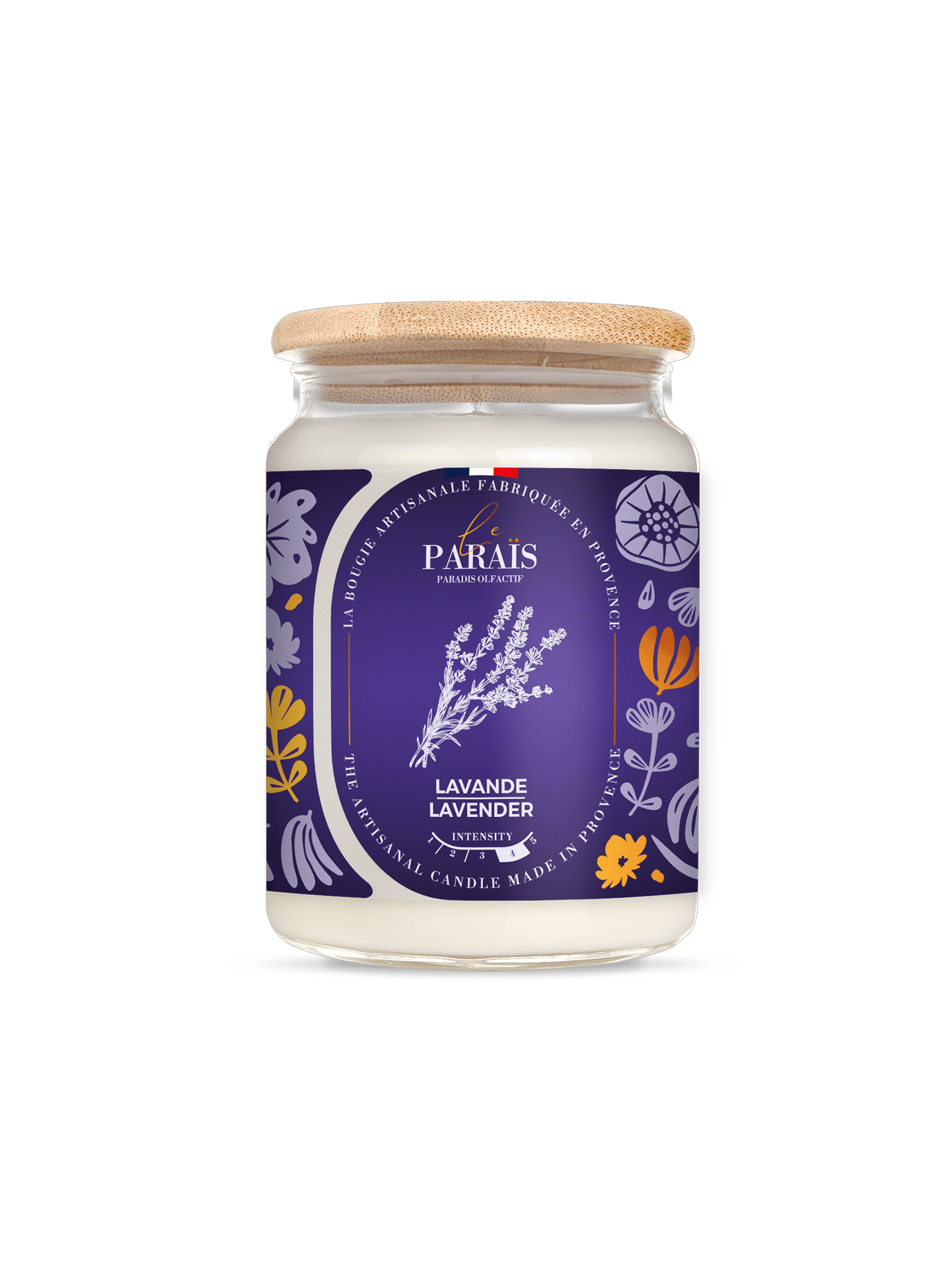 Bougie parfumée Lavande Le Paraïs 700ml ambiance