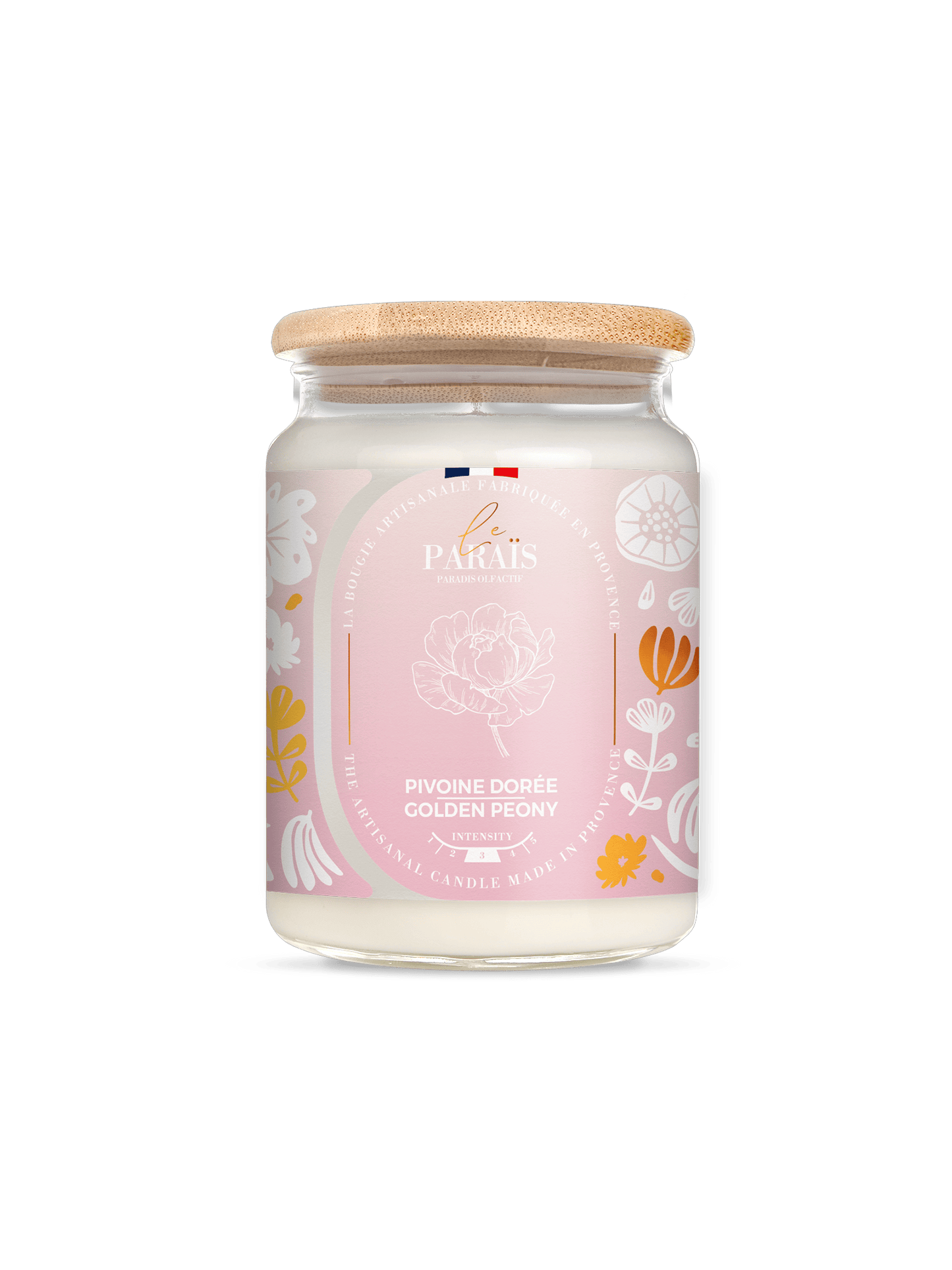 Bougie parfumée Pivoine dorée Le Paraïs 700ml