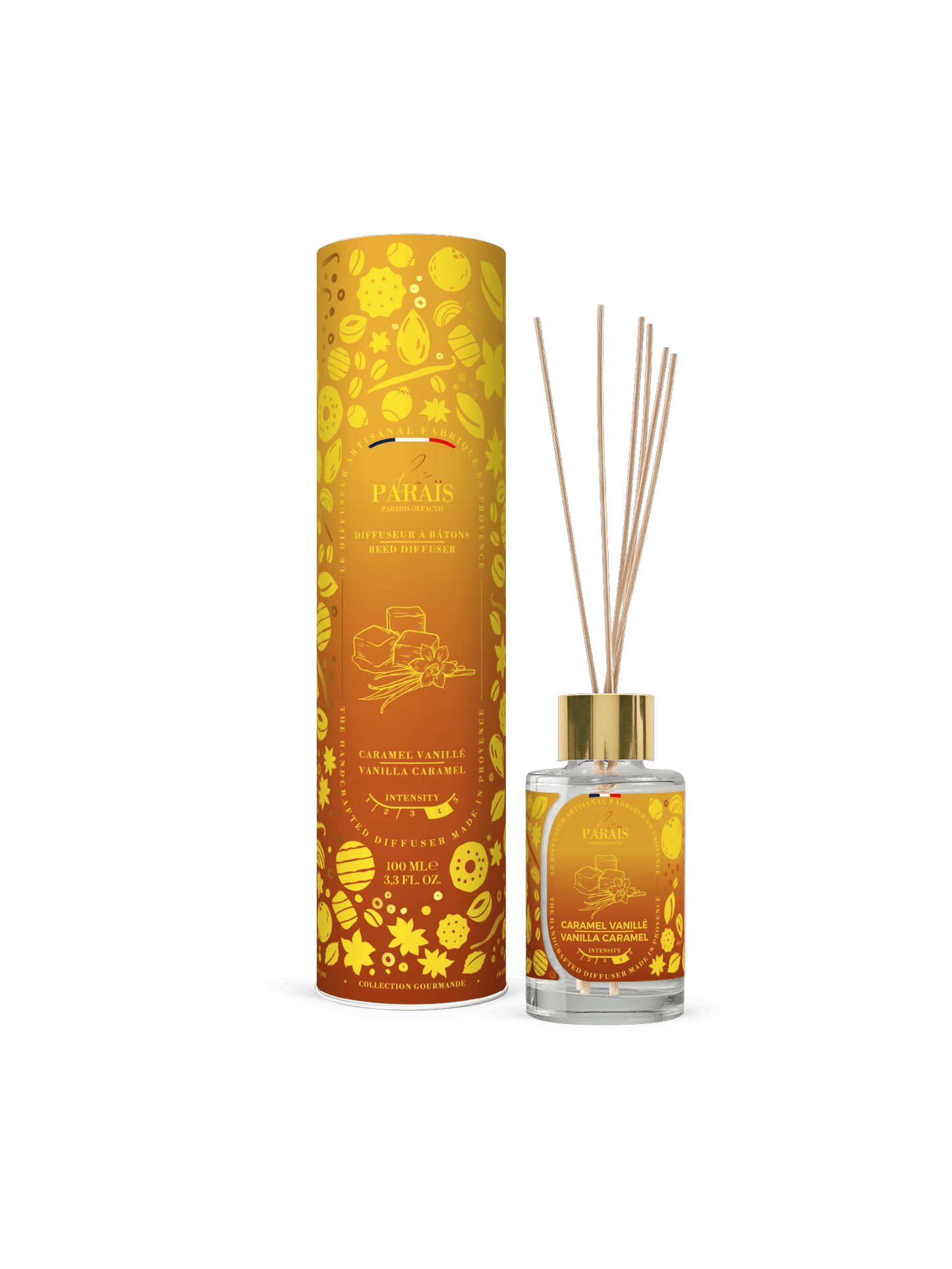 Diffuseur parfum maison Caramel Vanillé Le Paraïs