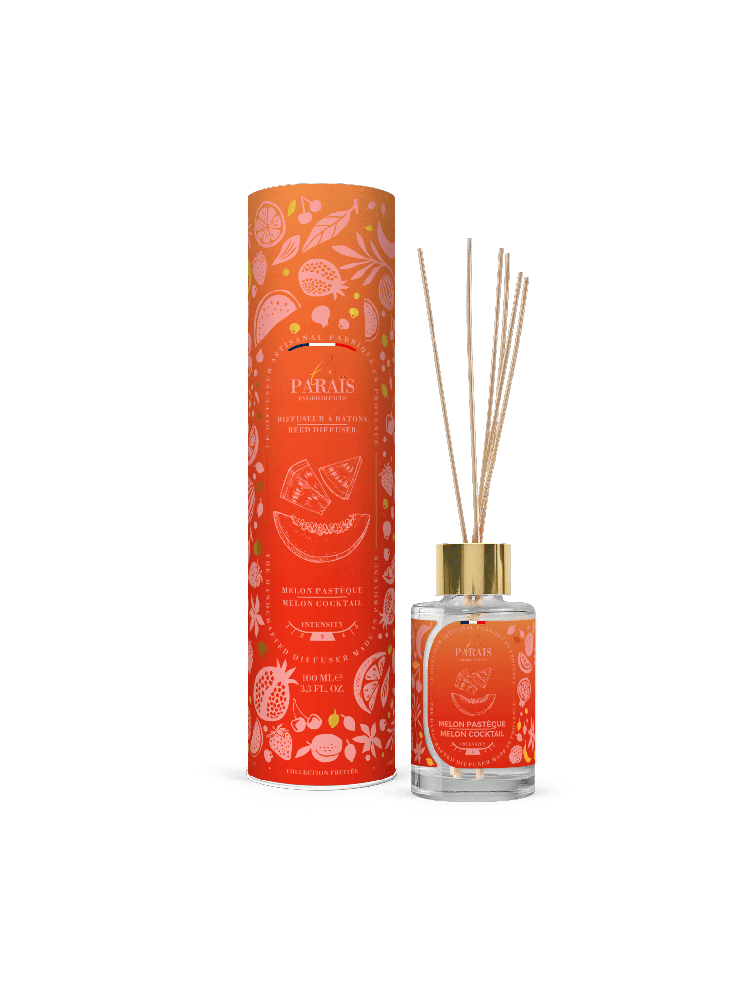 Diffuseur parfum maison Melon pastèque Le Paraïs