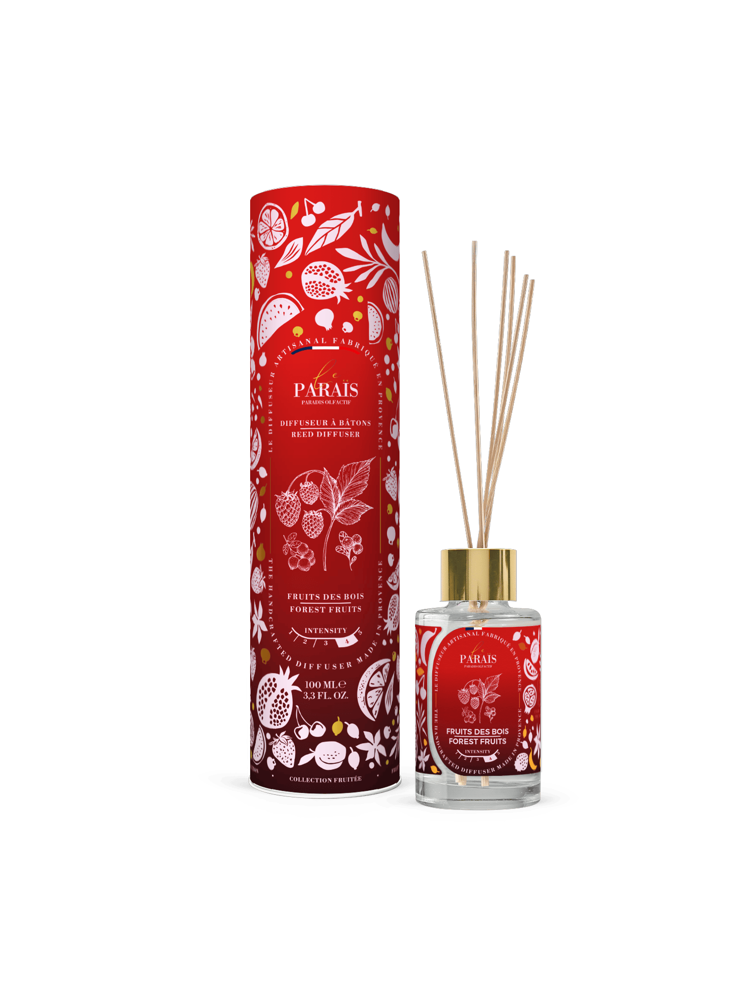 Diffuseur parfum maison Fruits des bois Le Paraïs