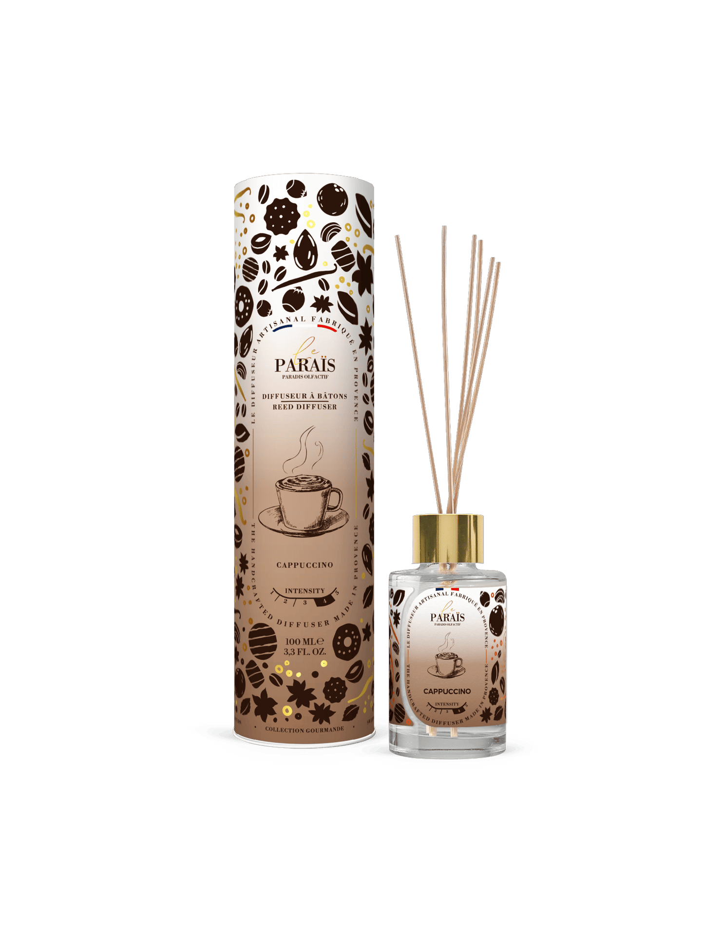 Diffuseur parfum maison Cappuccino Le Paraïs