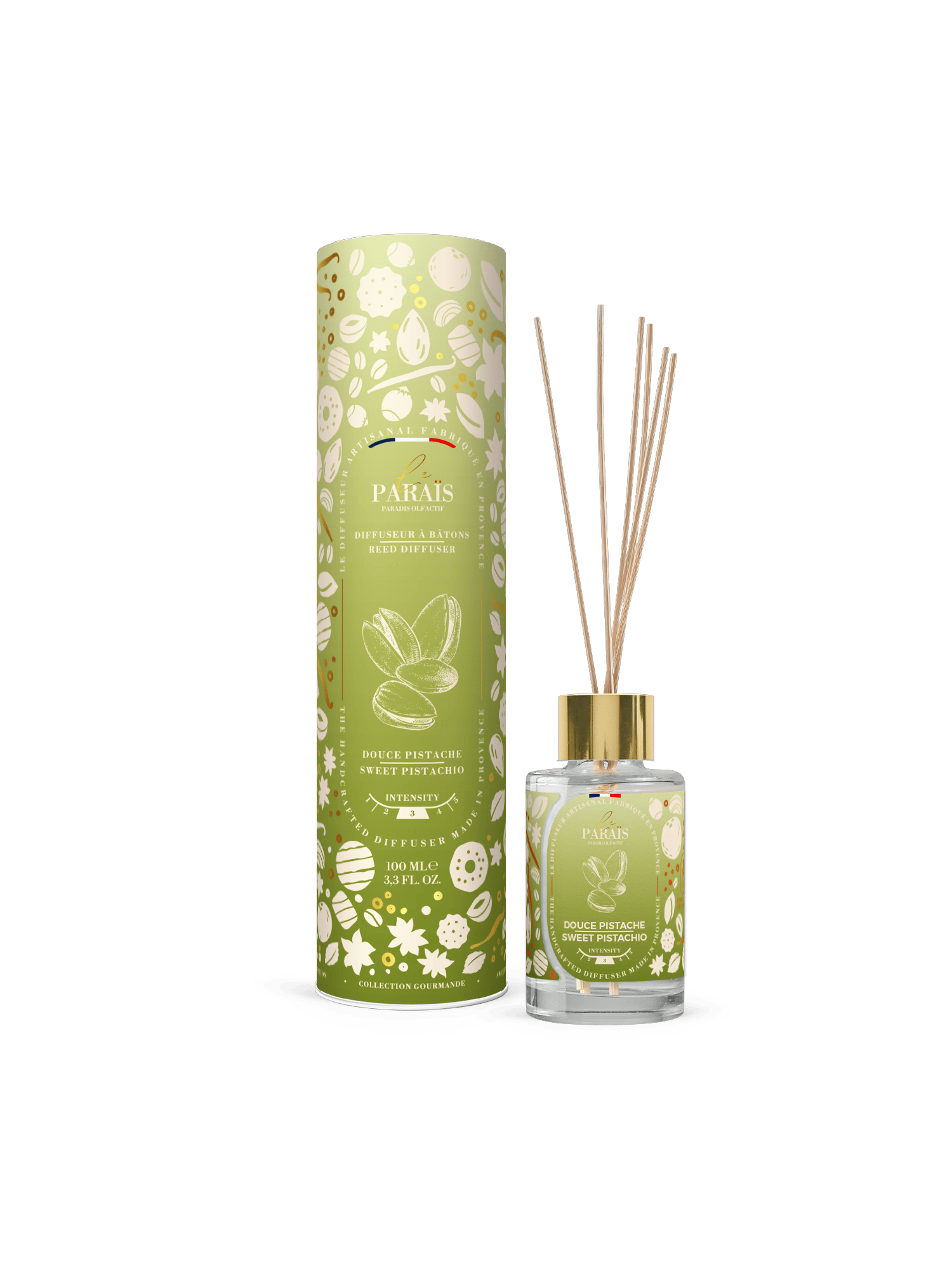 Diffuseur parfum maison Douce Pistache Le Paraïs