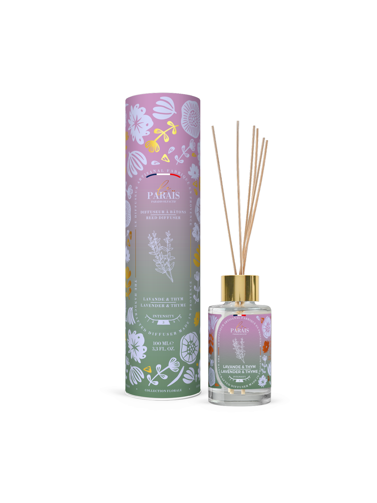 Diffuseur parfum maison Lavande & Thym Le Paraïs