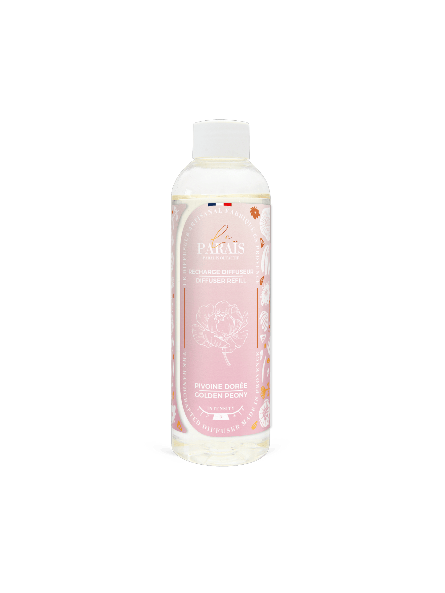 Diffuseur parfum maison Pivoine dorée Le Paraïs