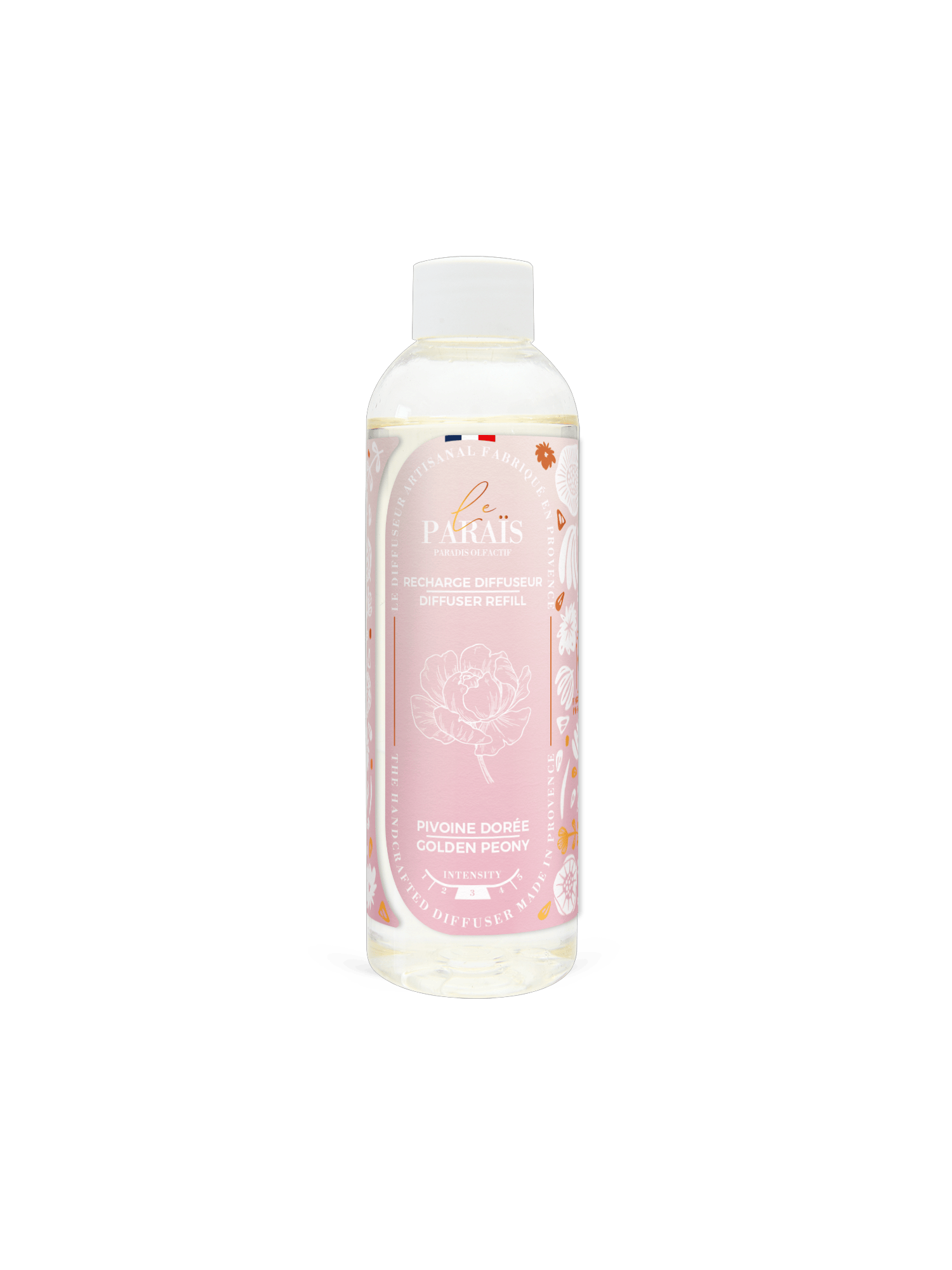 Diffuseur parfum maison Pivoine dorée Le Paraïs