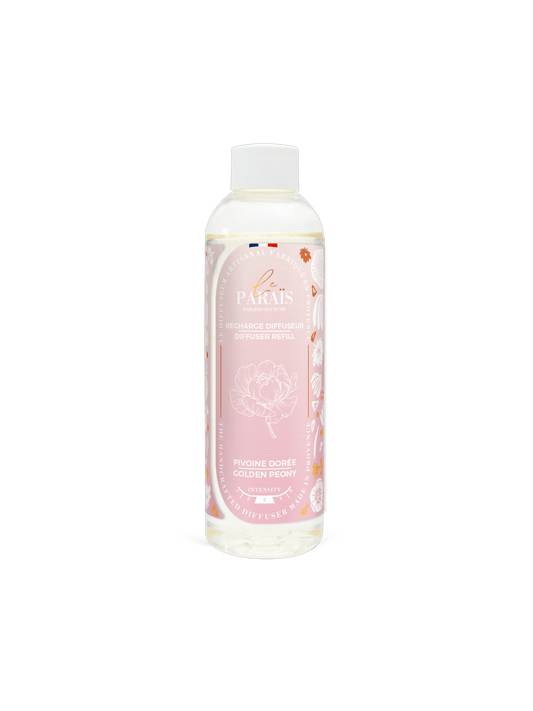 Diffuseur parfum maison Pivoine dorée Le Paraïs