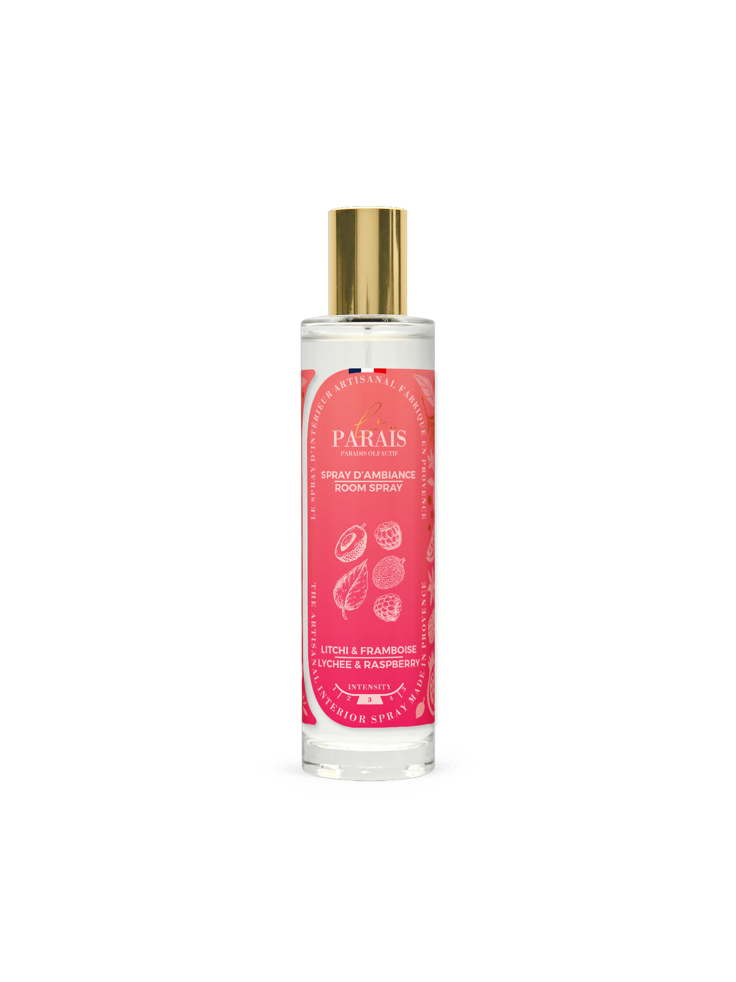 Spray d'ambiance Litchi & Framboise Le Paraïs