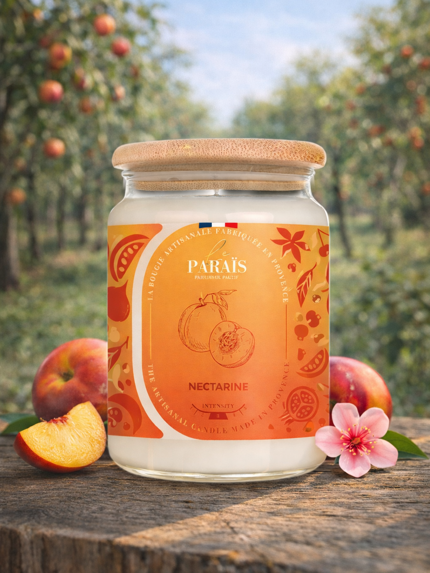 Bougie parfumée Nectarine Le Paraïs 300ml