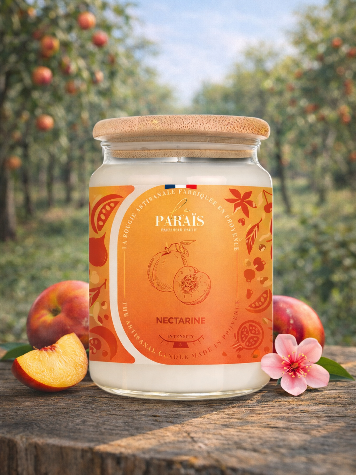 Bougie parfumée Nectarine Le Paraïs 300ml
