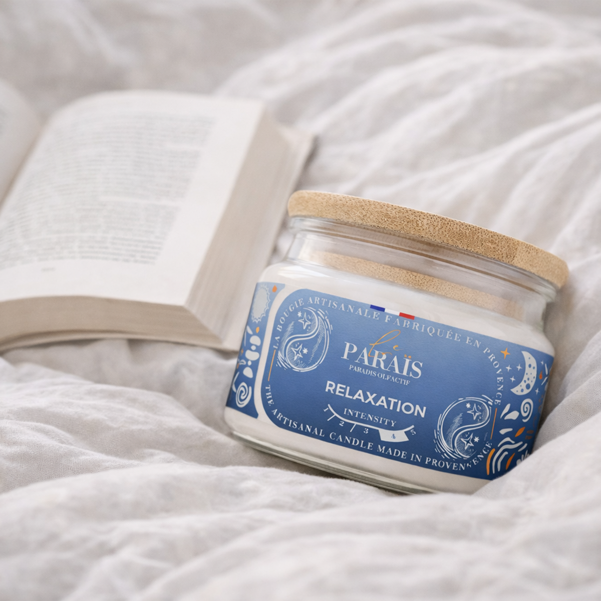 Bougie parfumée Relaxation, Le Paraïs