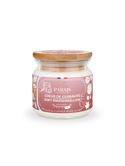 Bougie parfumée Cœur de Guimauve 150 ml en cire végétale, Le Paraïs