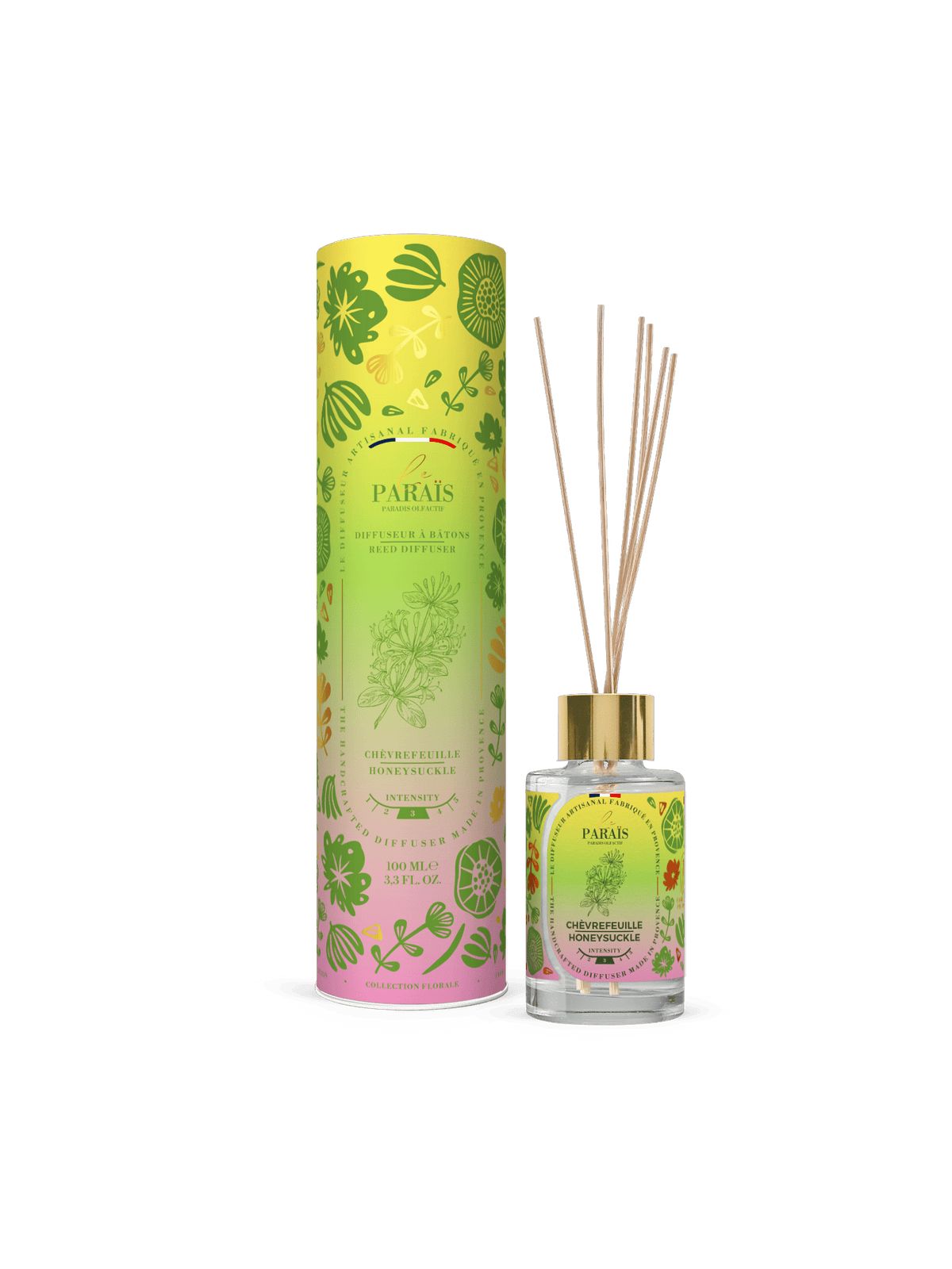 Diffuseur de parfum Chèvrefeuille 100 ml, Le Paraïs