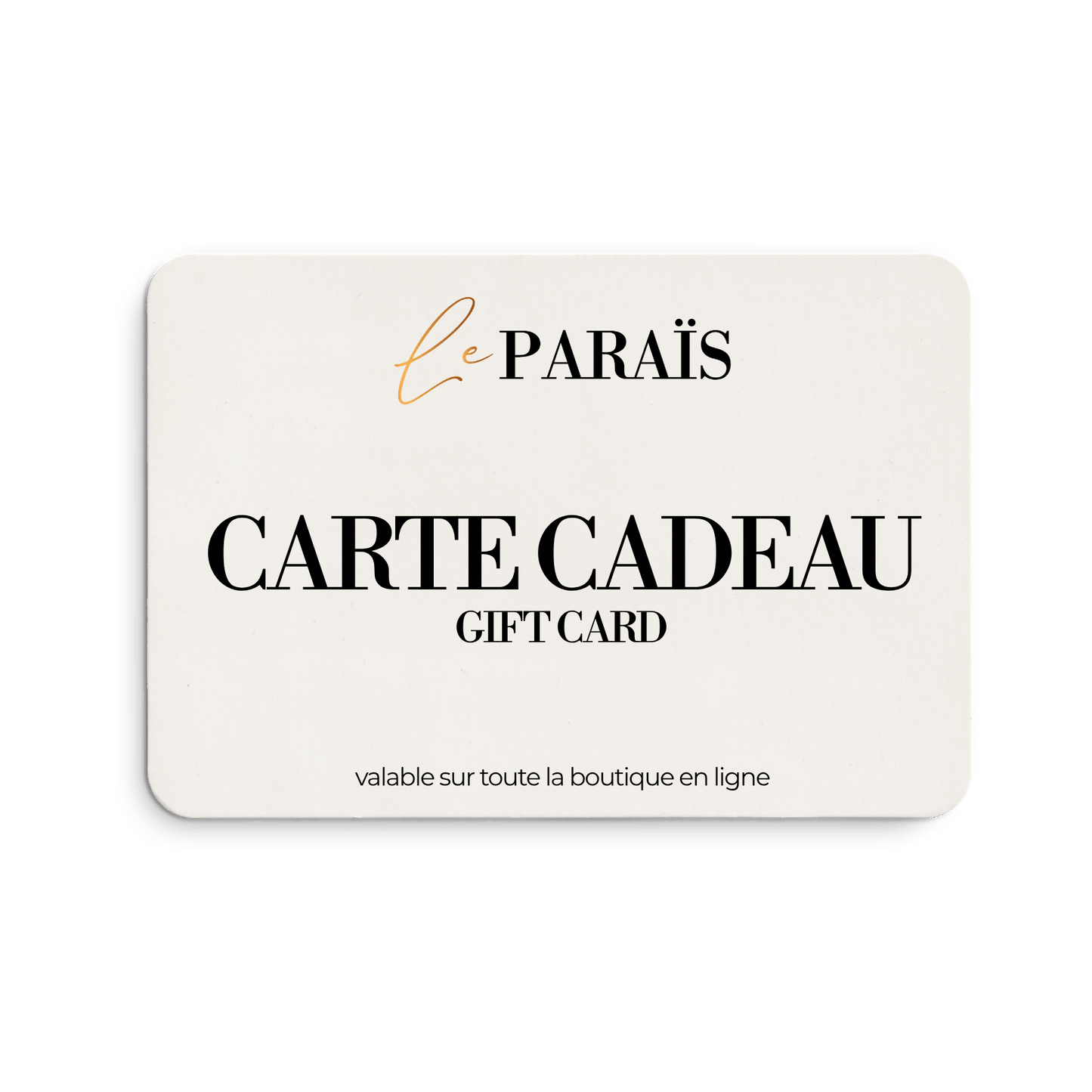 Carte Cadeau