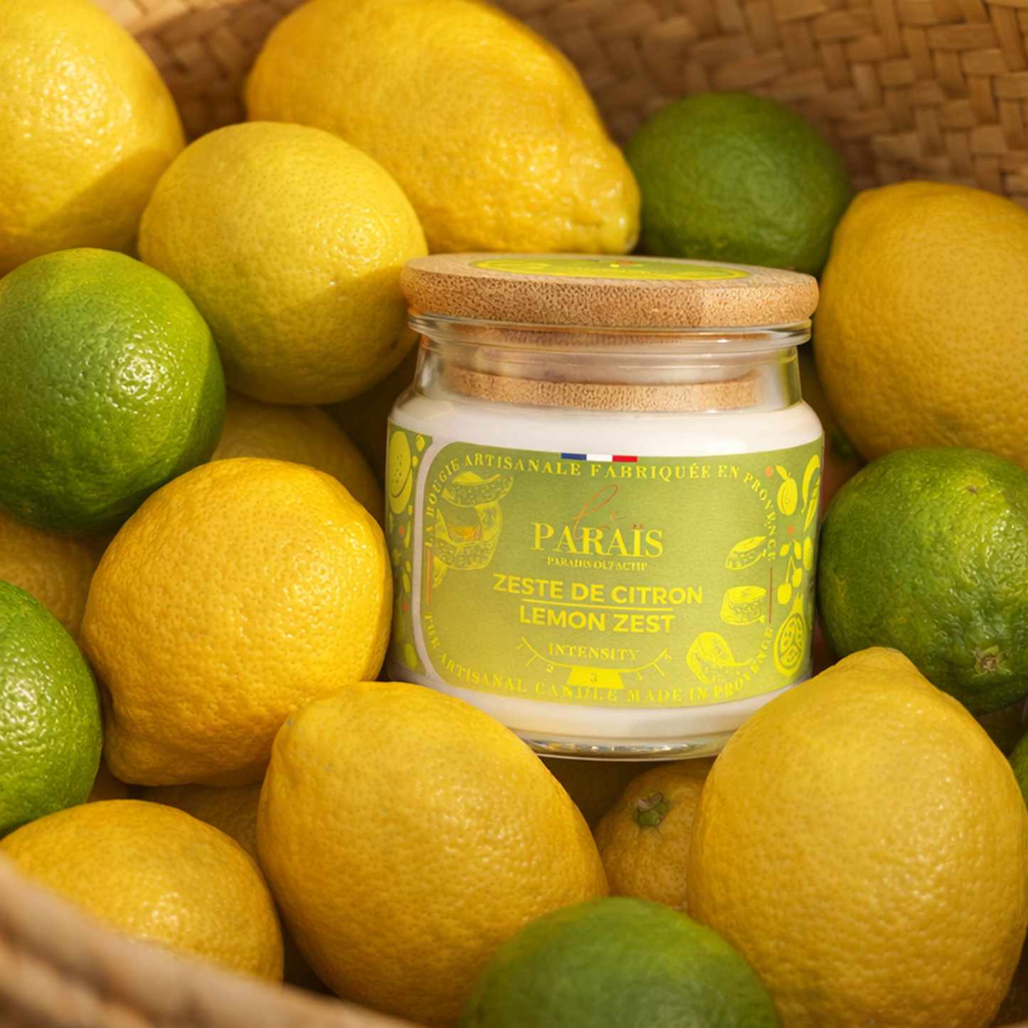 Bougie parfumée Zeste de Citron